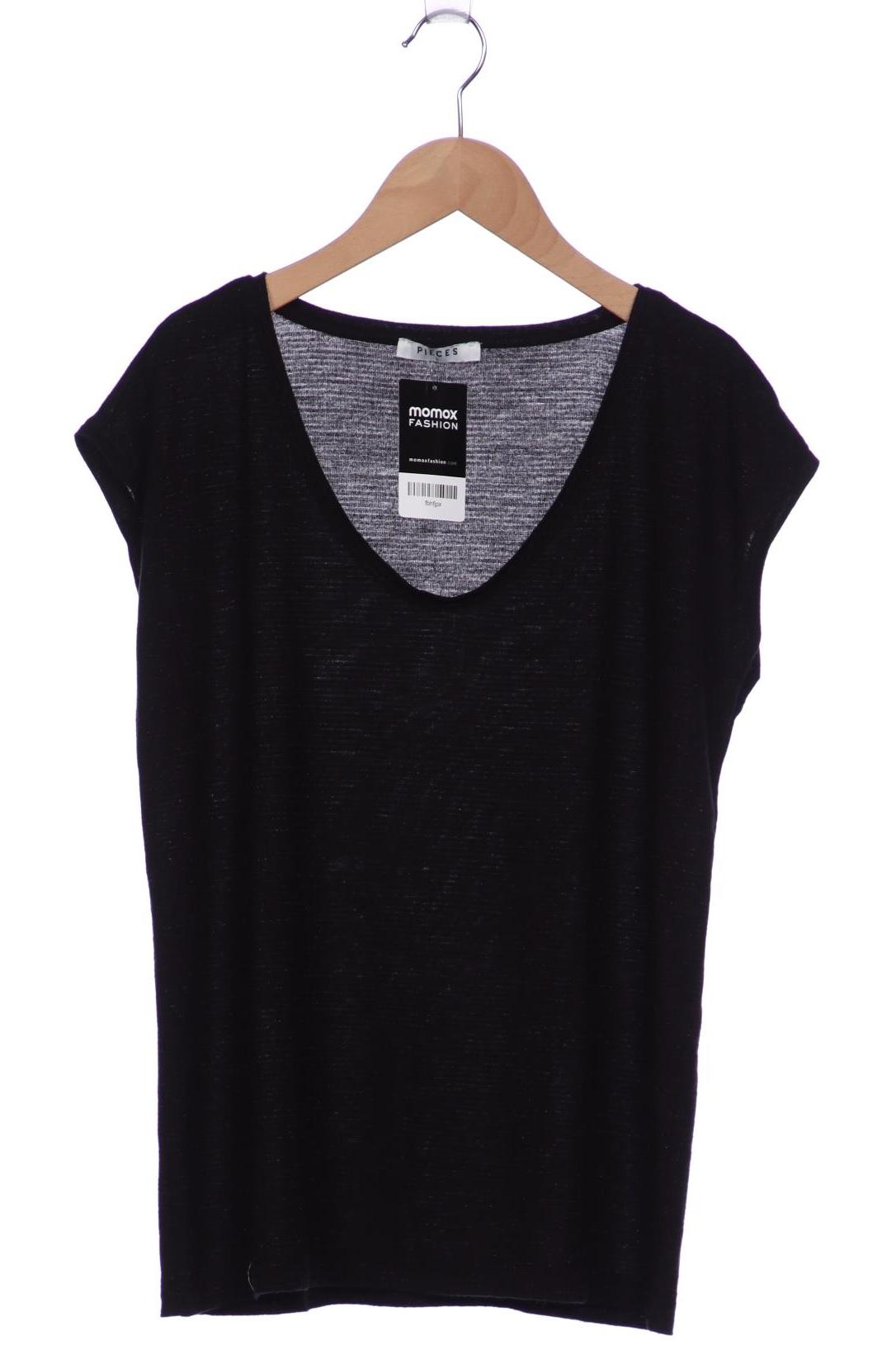 

pieces Damen T-Shirt, schwarz, Gr. 42