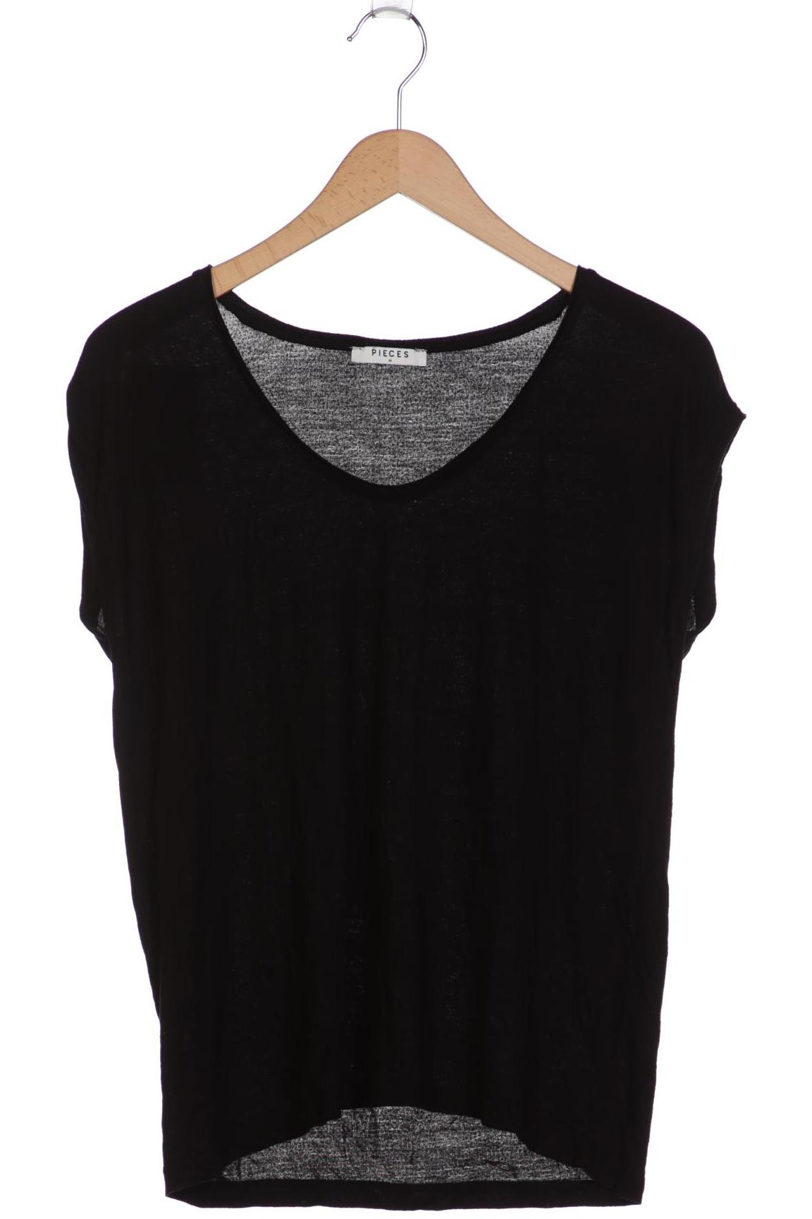 

pieces Damen T-Shirt, schwarz, Gr. 38
