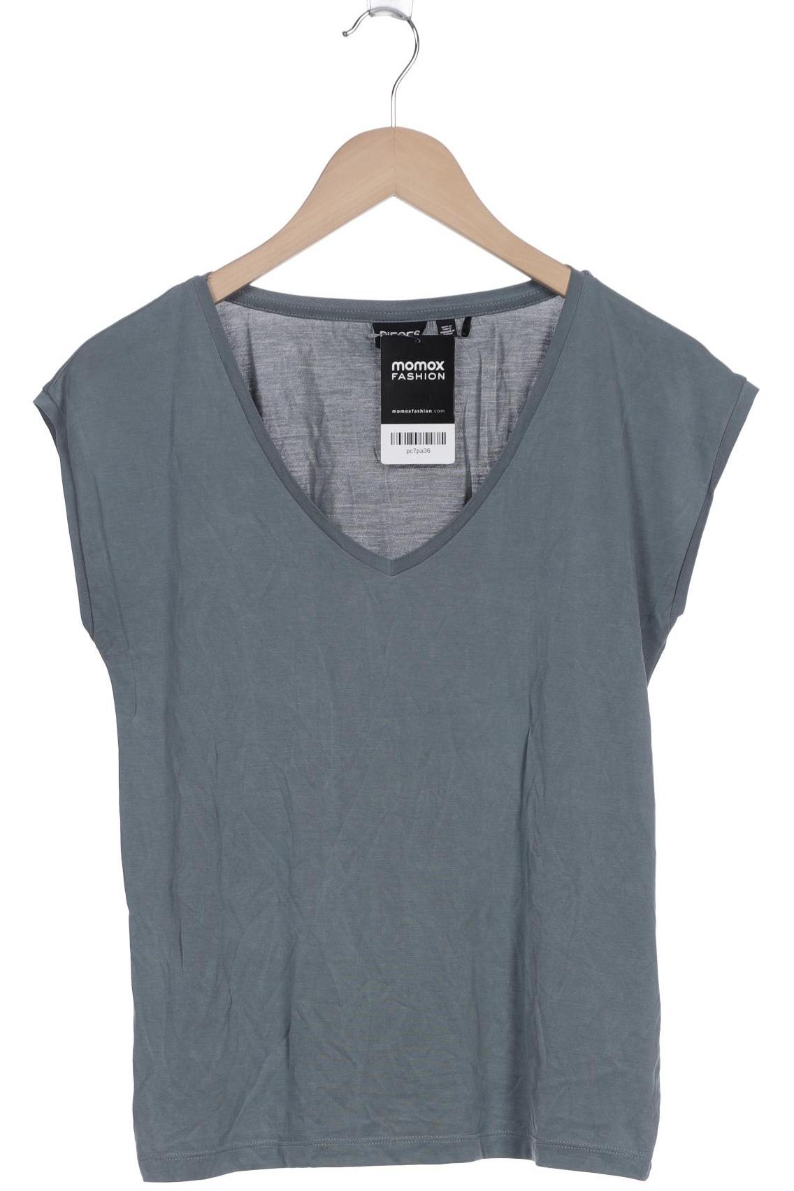 

pieces Damen T-Shirt, grau, Gr. 36