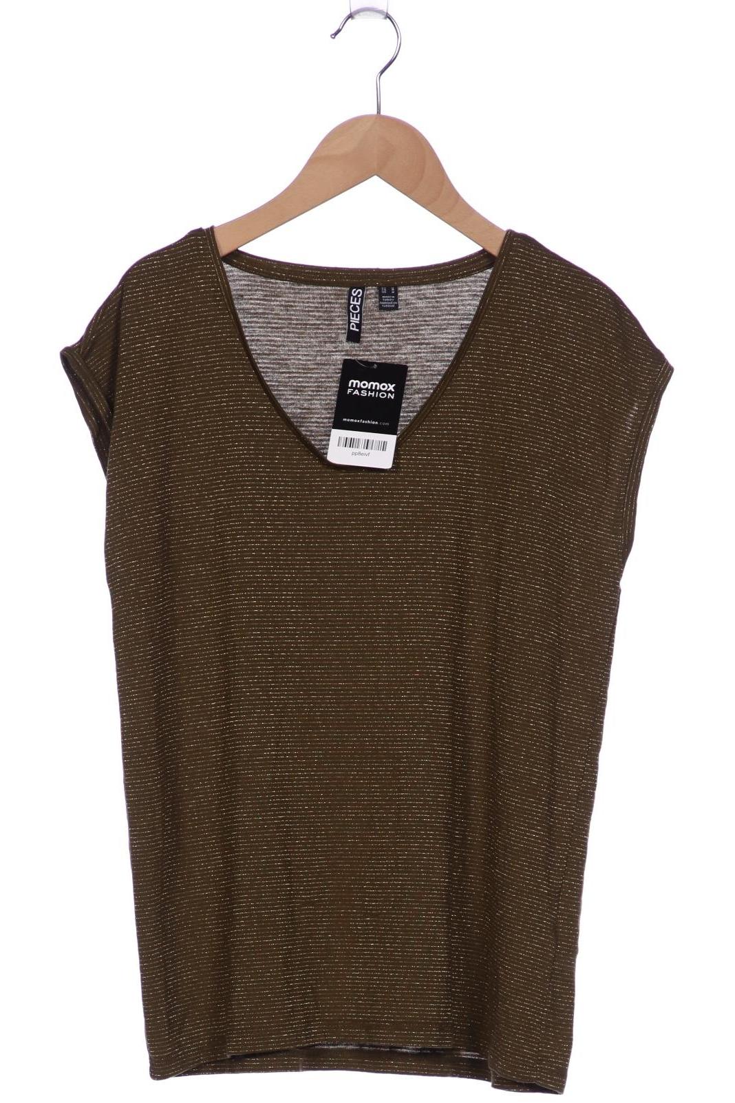 

pieces Damen T-Shirt, grün, Gr. 38