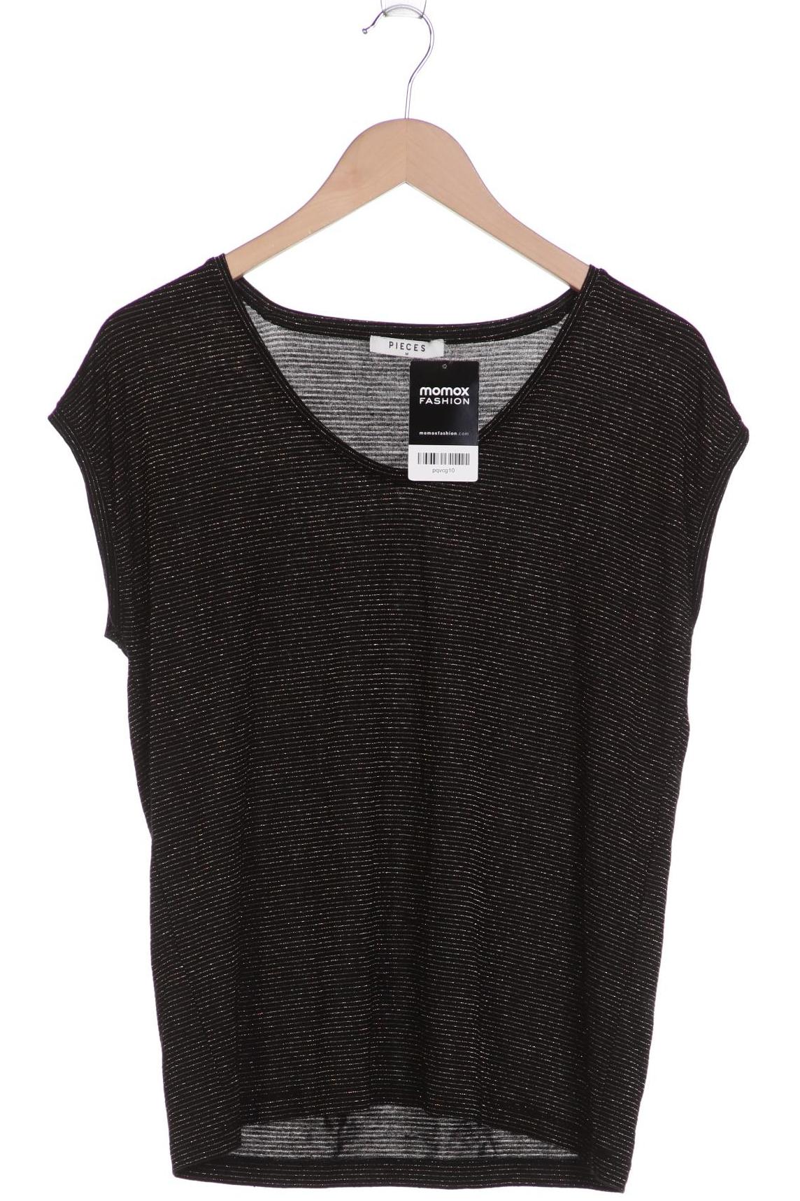 

pieces Damen T-Shirt, schwarz, Gr. 38