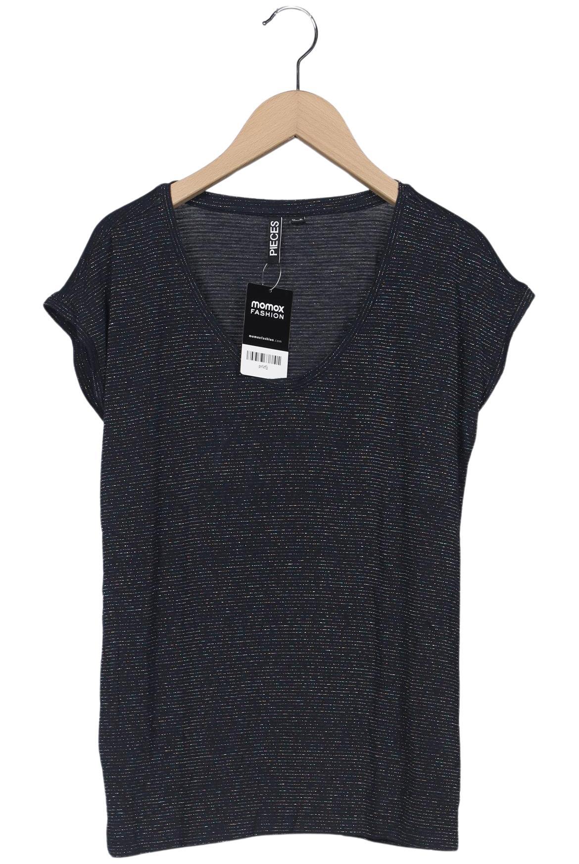 

pieces Damen T-Shirt, marineblau, Gr. 38
