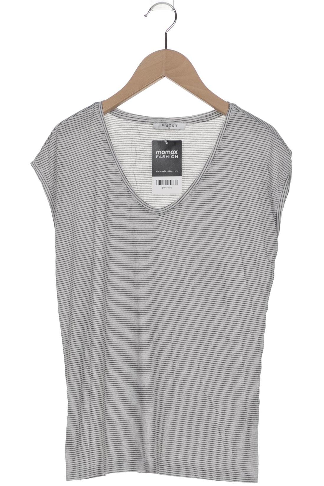 

pieces Damen T-Shirt, grau, Gr. 34