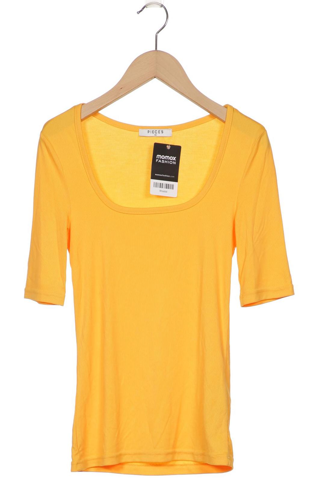 

pieces Damen T-Shirt, orange, Gr. 34