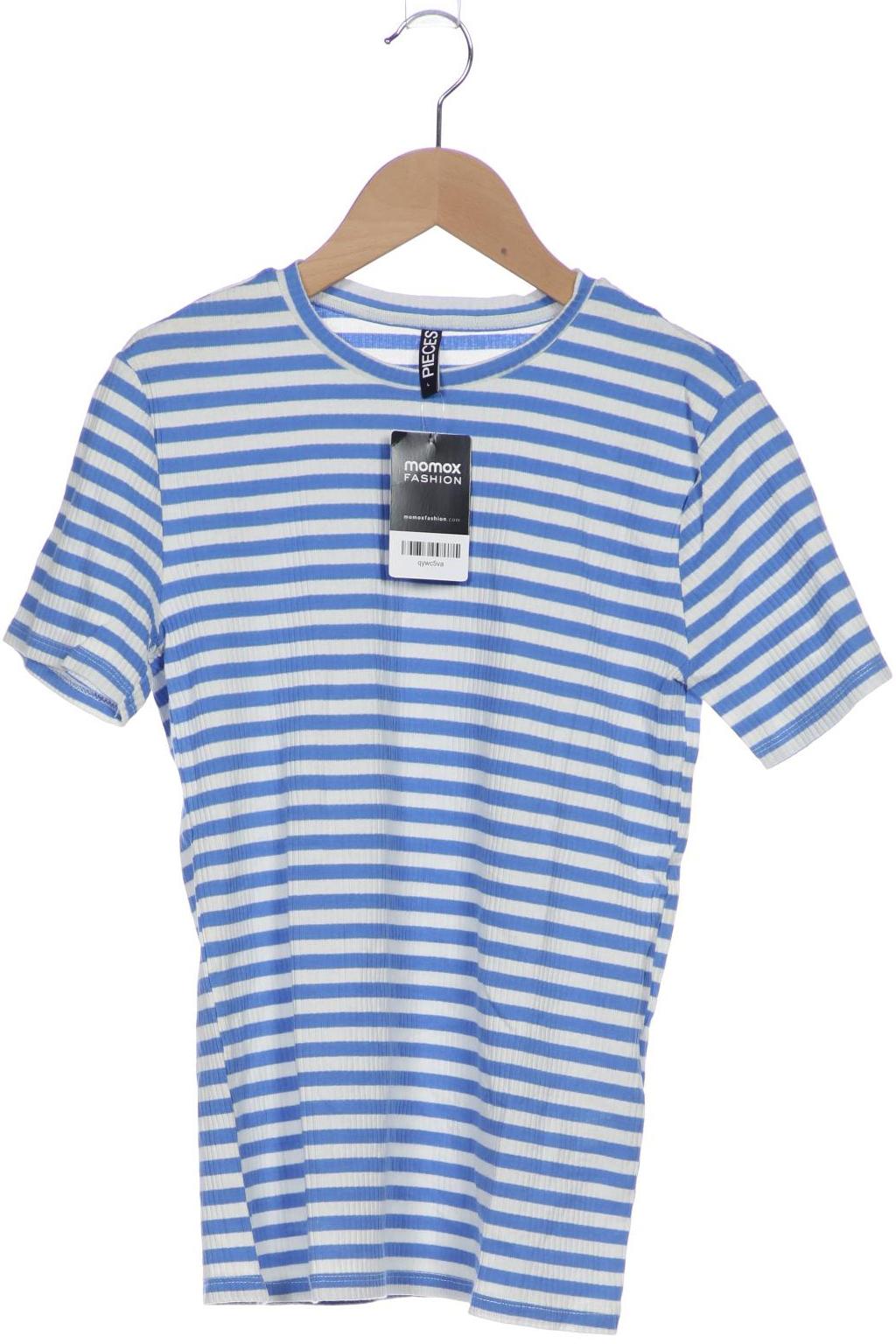 

pieces Damen T-Shirt, blau, Gr. 42