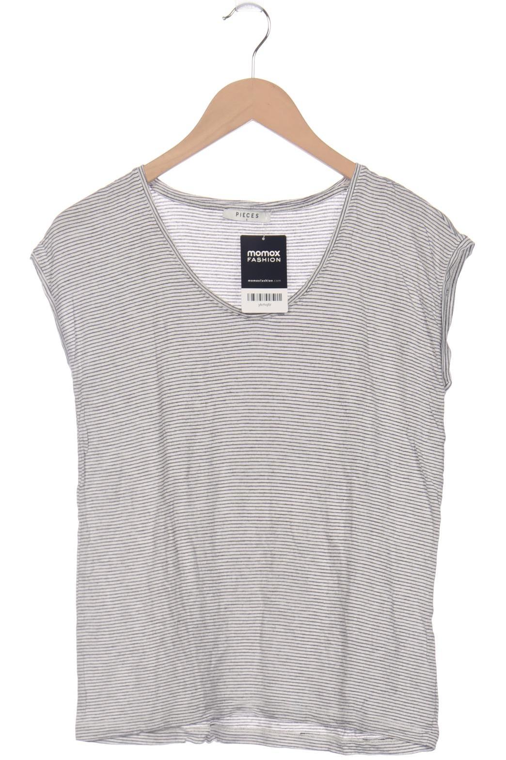

pieces Damen T-Shirt, weiß, Gr. 36