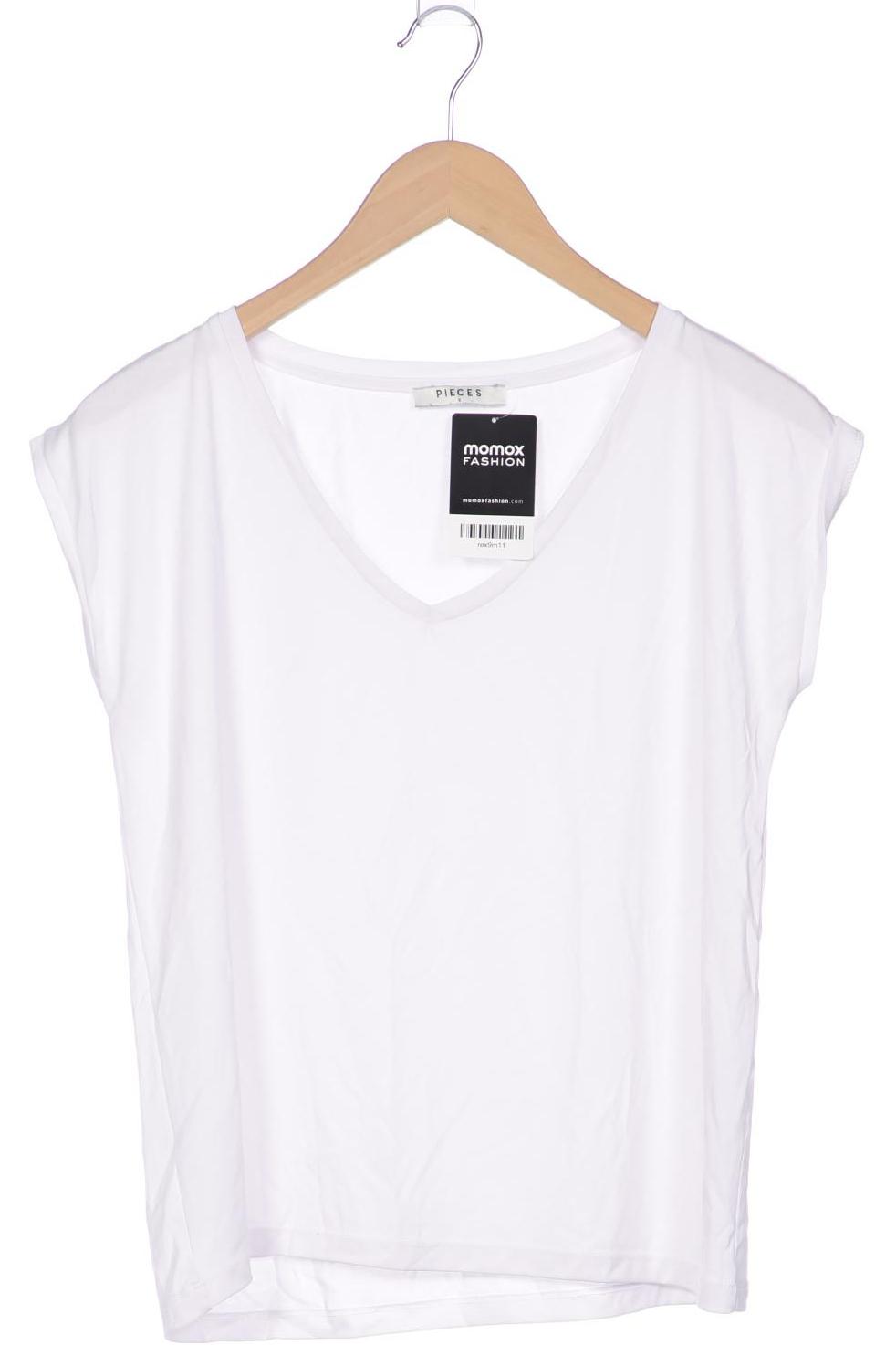 

pieces Damen T-Shirt, cremeweiß, Gr. 36