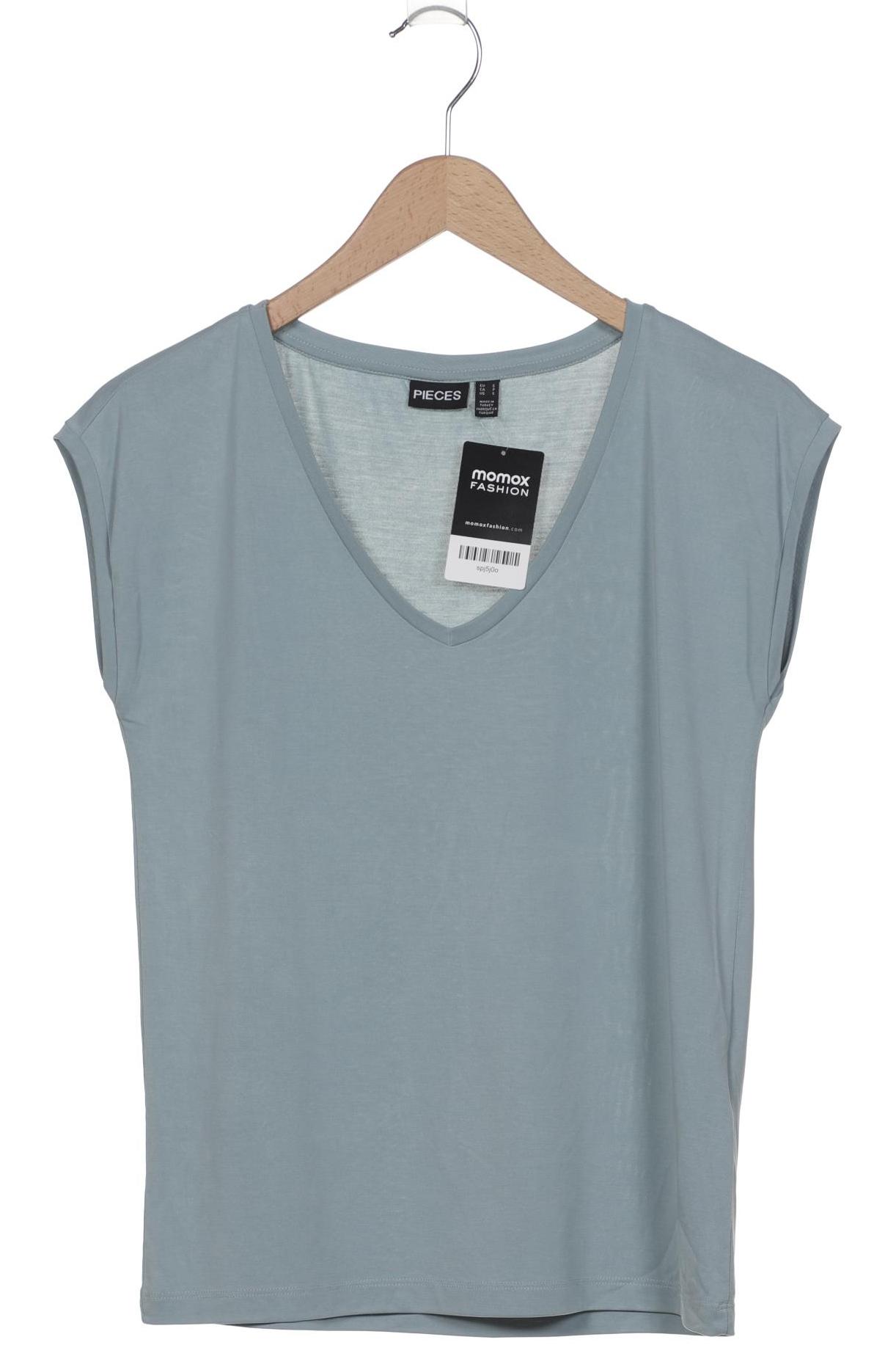 

pieces Damen T-Shirt, blau, Gr. 36