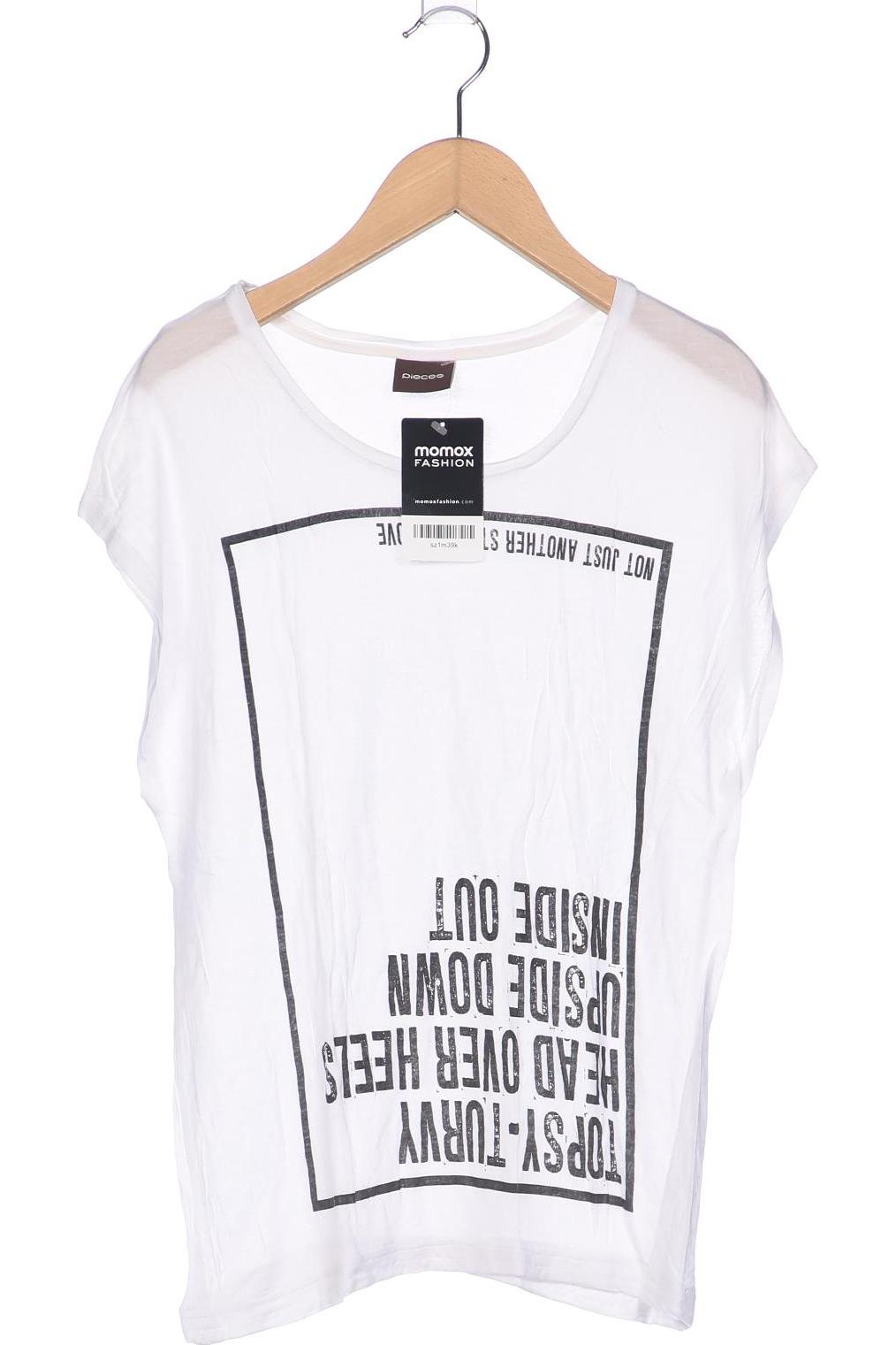 

pieces Damen T-Shirt, weiß, Gr. 36
