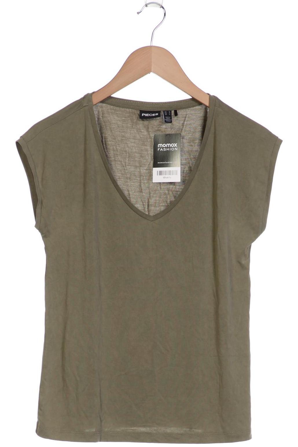 

pieces Damen T-Shirt, grün, Gr. 36