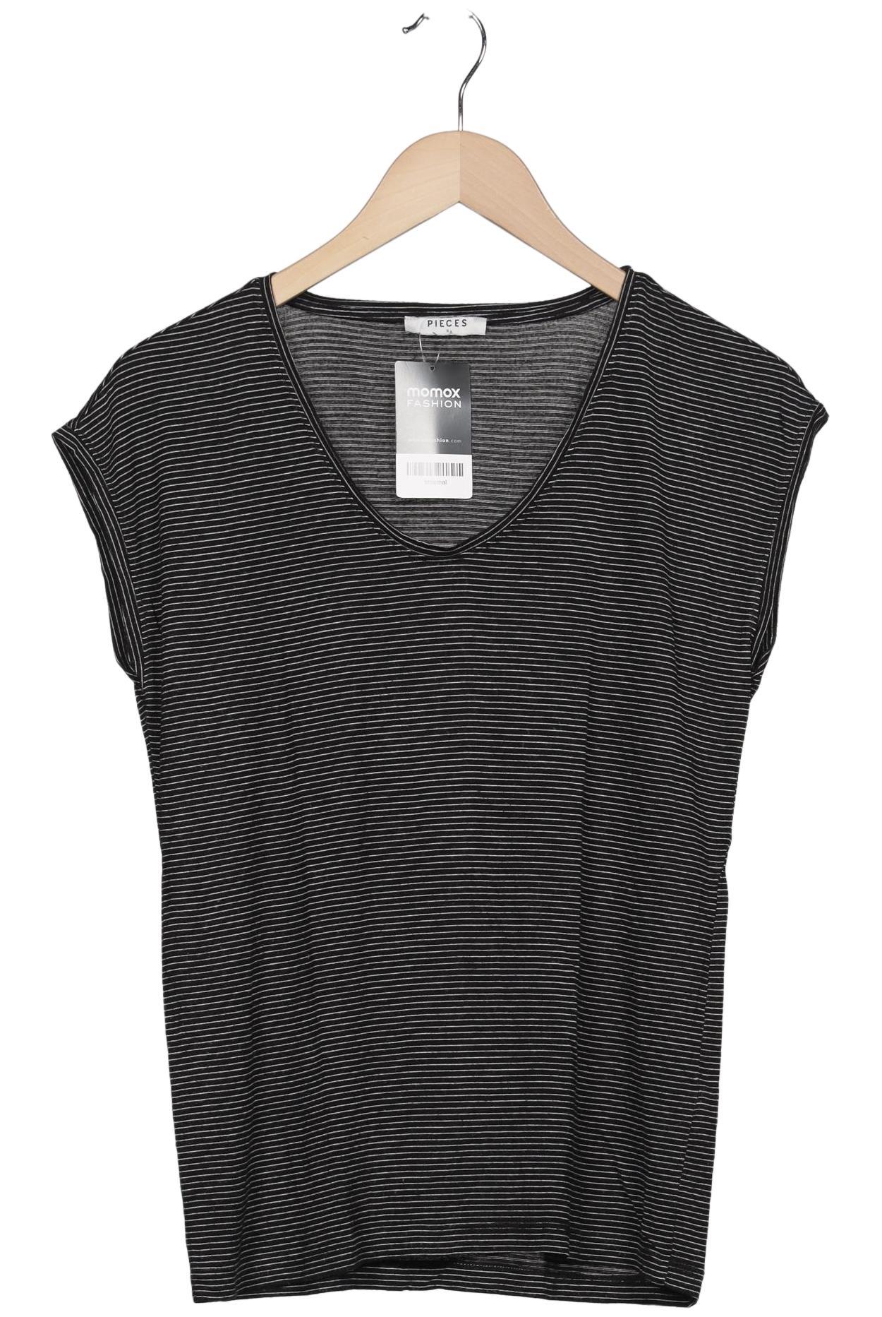

pieces Damen T-Shirt, schwarz, Gr. 36