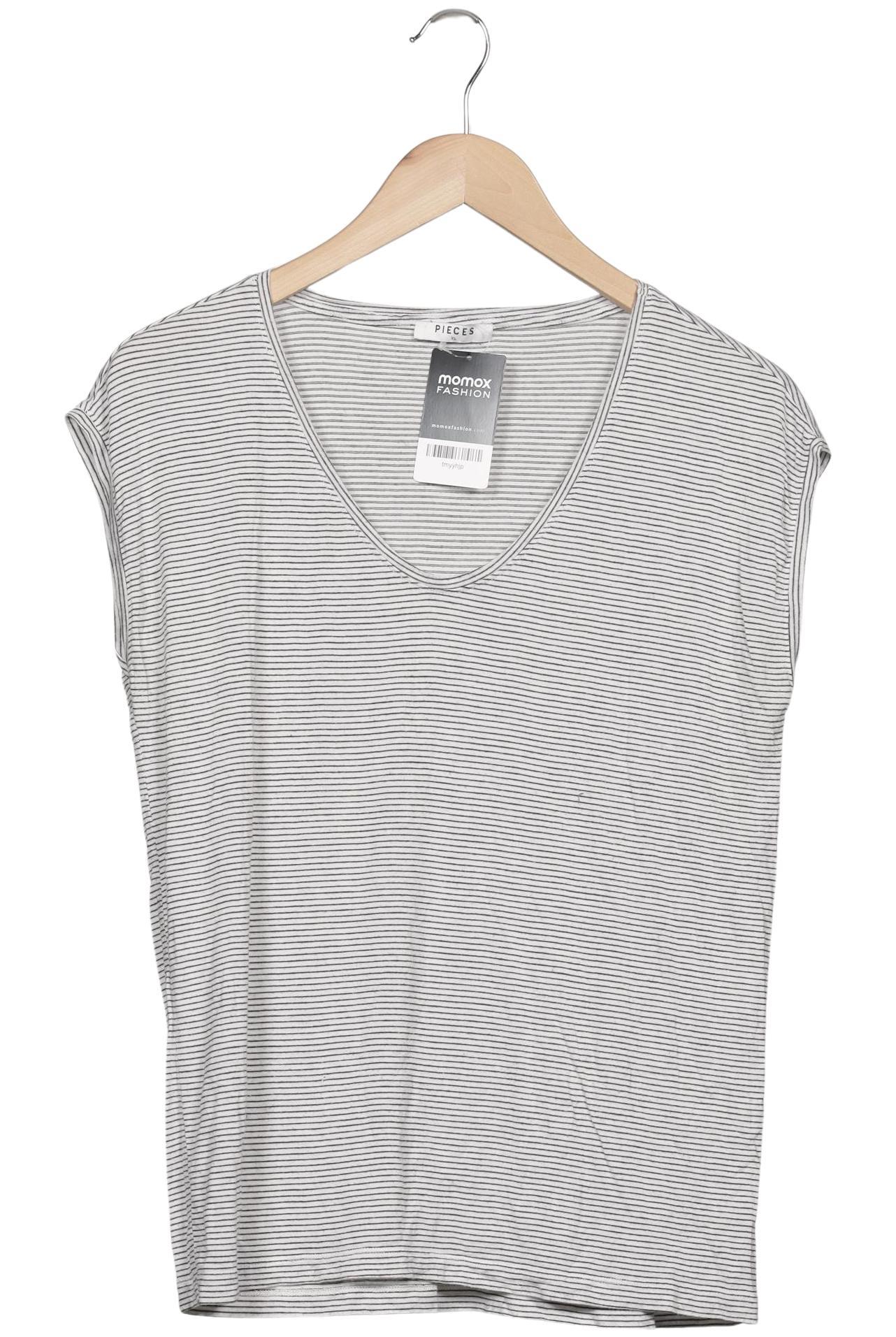 

pieces Damen T-Shirt, weiß, Gr. 44