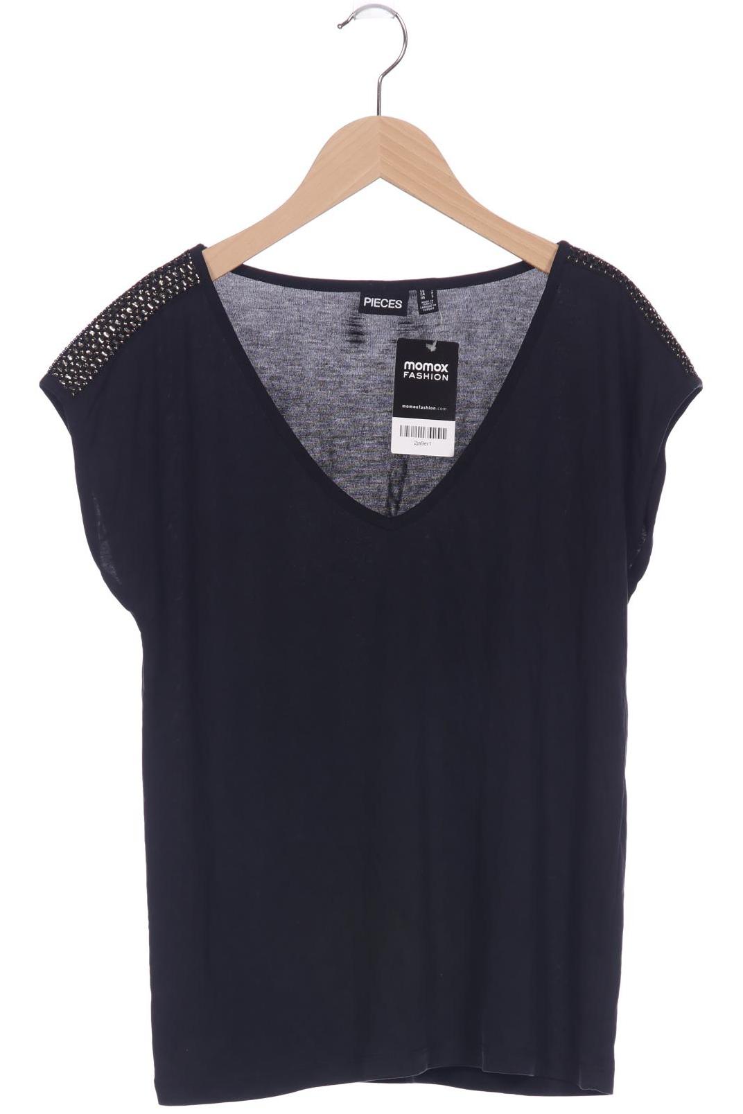 

pieces Damen T-Shirt, schwarz, Gr. 36