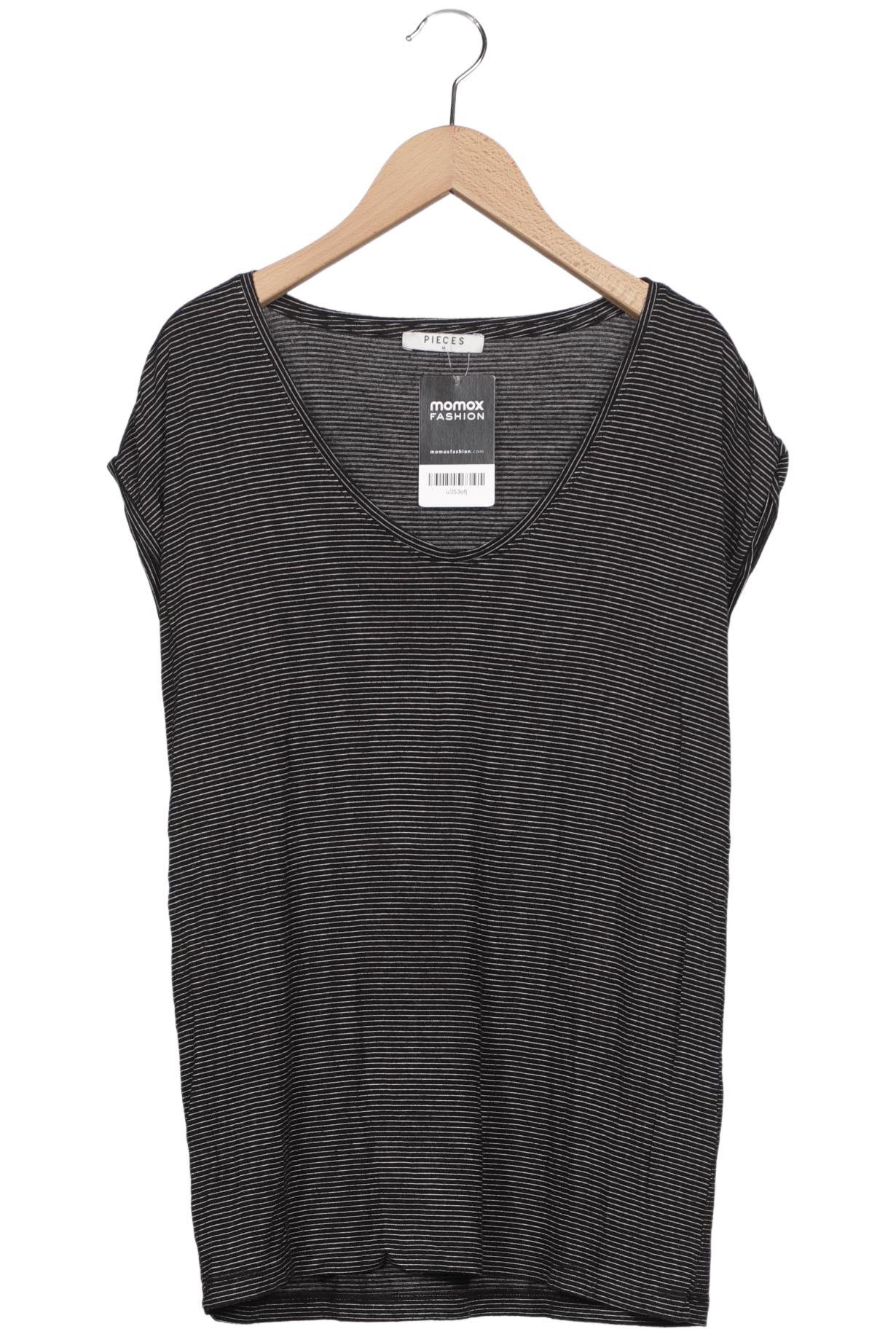 

pieces Damen T-Shirt, schwarz, Gr. 10