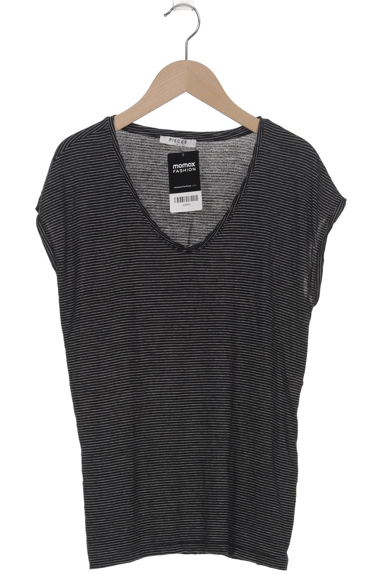 

pieces Damen T-Shirt, schwarz, Gr. 36