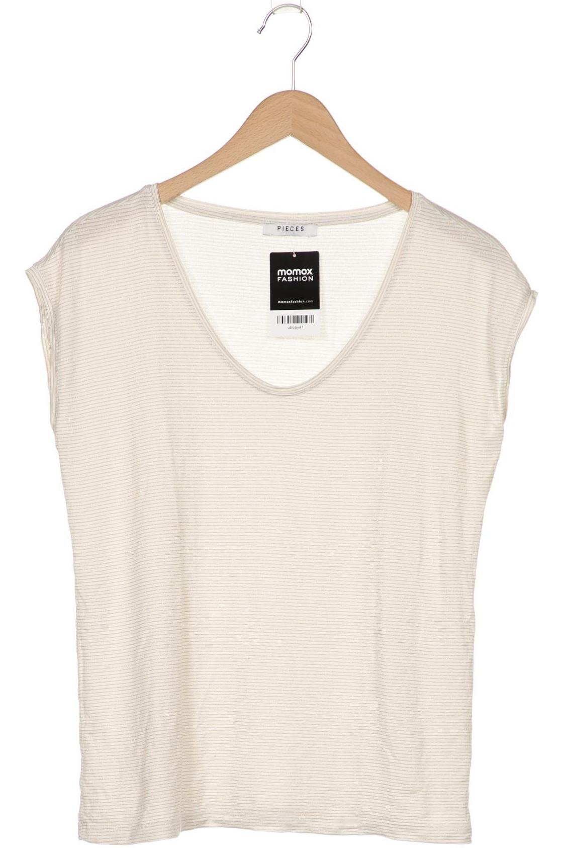 

pieces Damen T-Shirt, cremeweiß