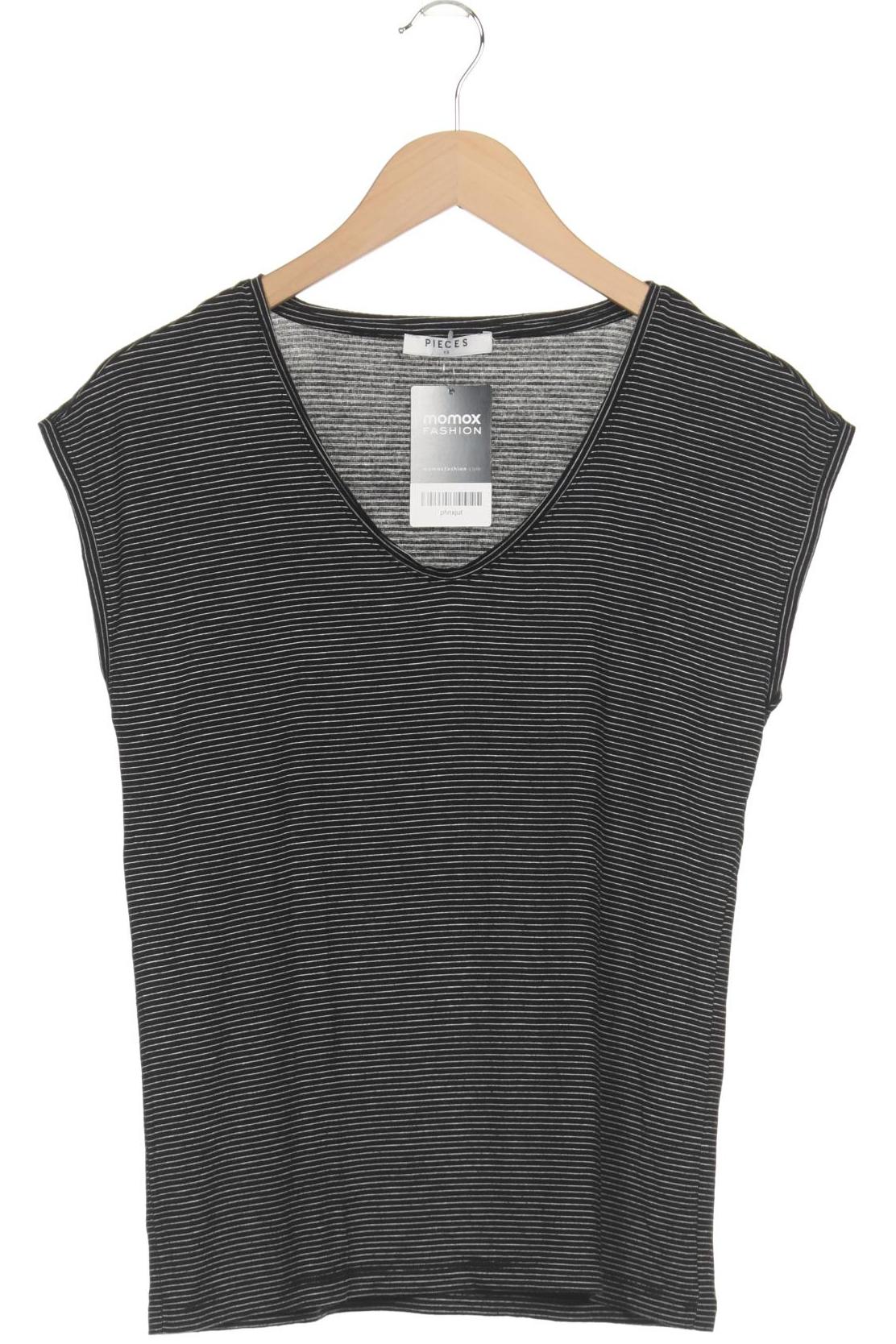 

pieces Damen T-Shirt, schwarz, Gr. 34