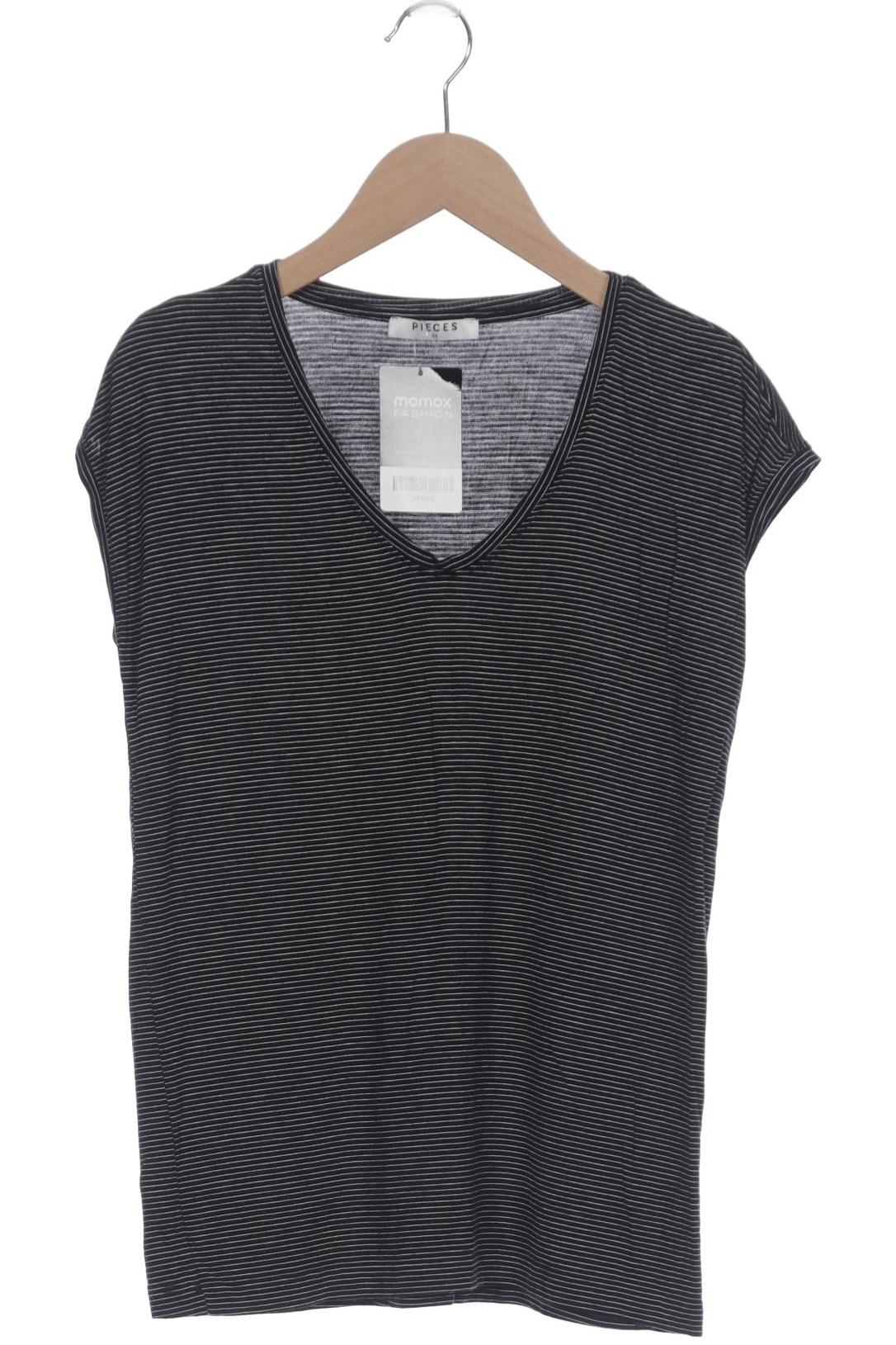 

pieces Damen T-Shirt, schwarz, Gr. 34