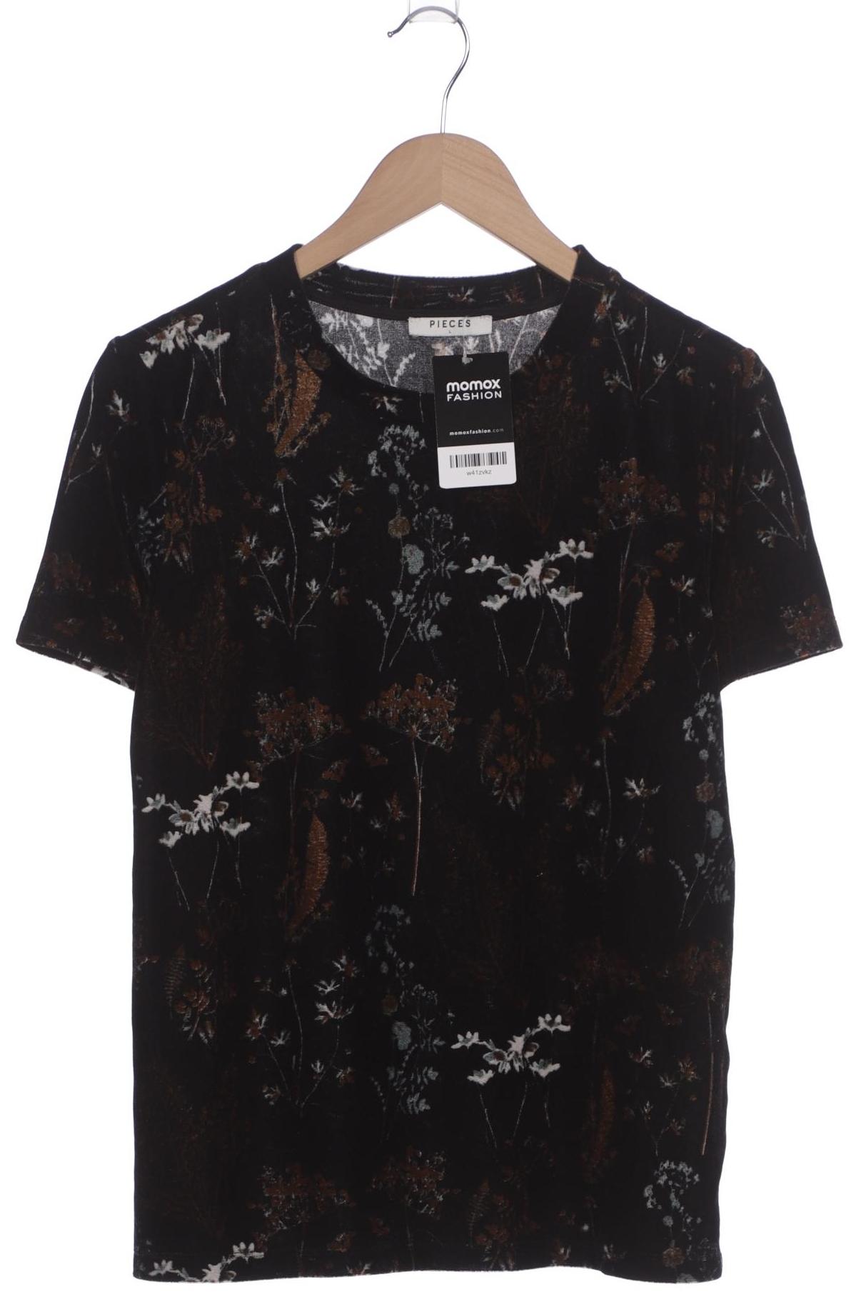 

pieces Damen T-Shirt, schwarz, Gr. 42