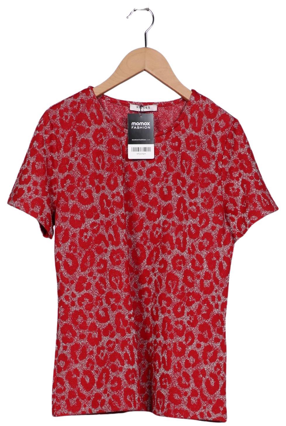 

pieces Damen T-Shirt, rot, Gr. 38