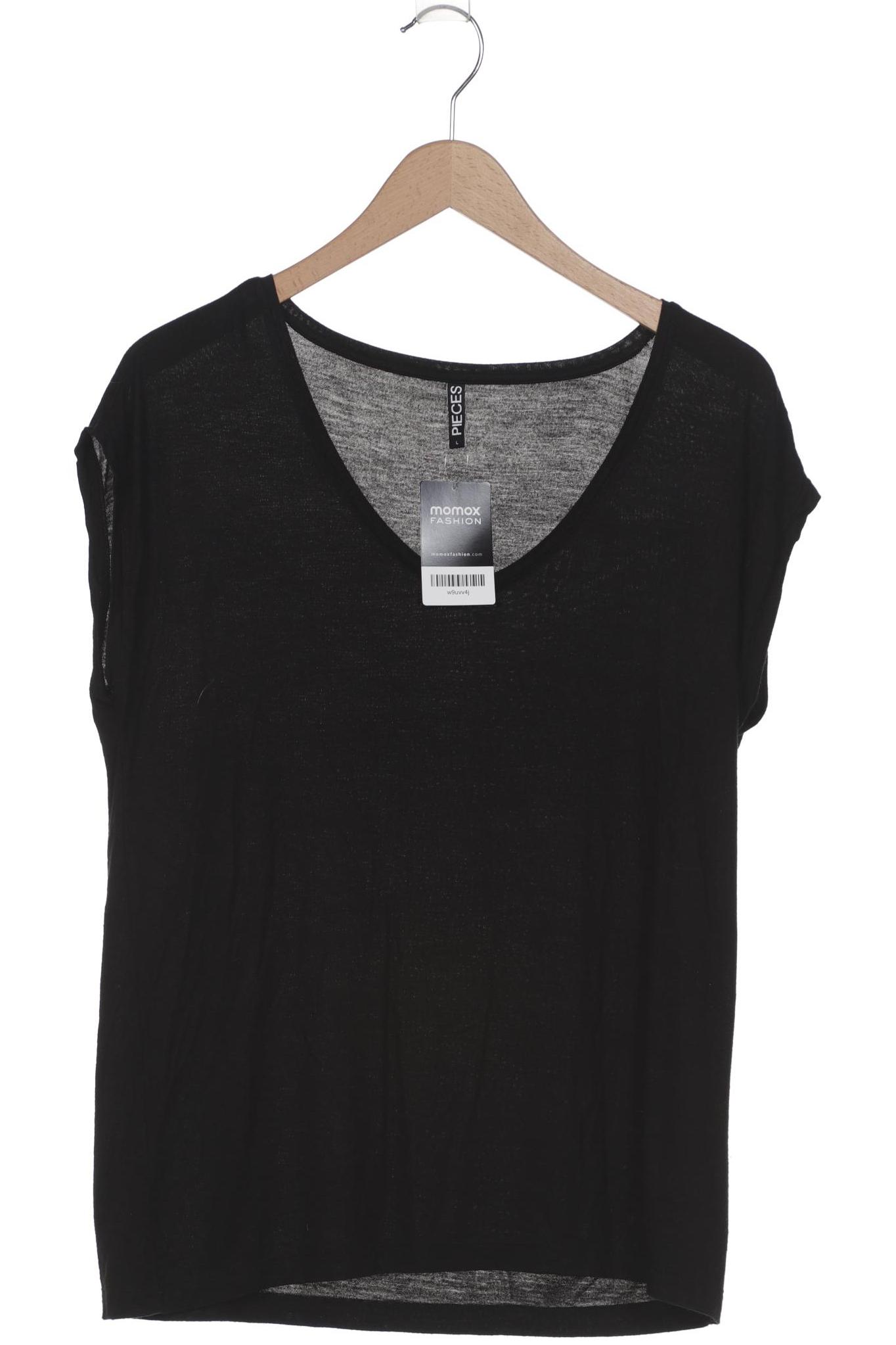 

pieces Damen T-Shirt, schwarz, Gr. 42