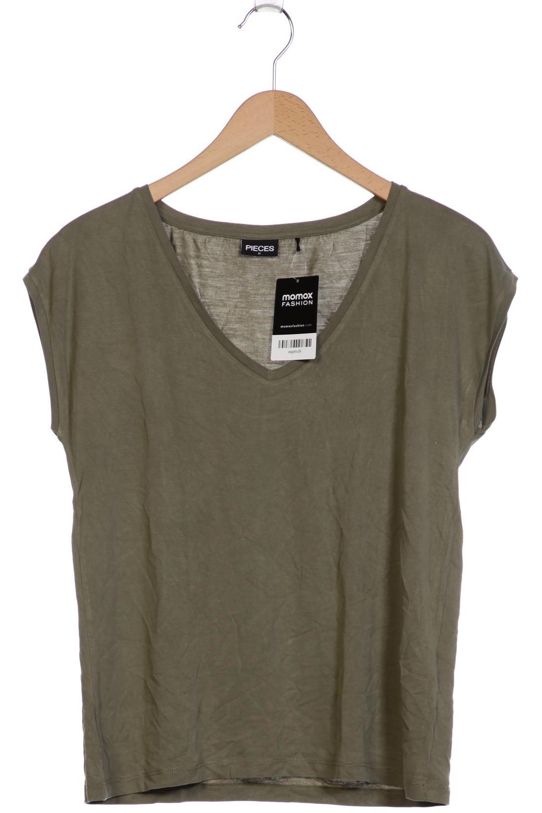 

pieces Damen T-Shirt, grün, Gr. 38