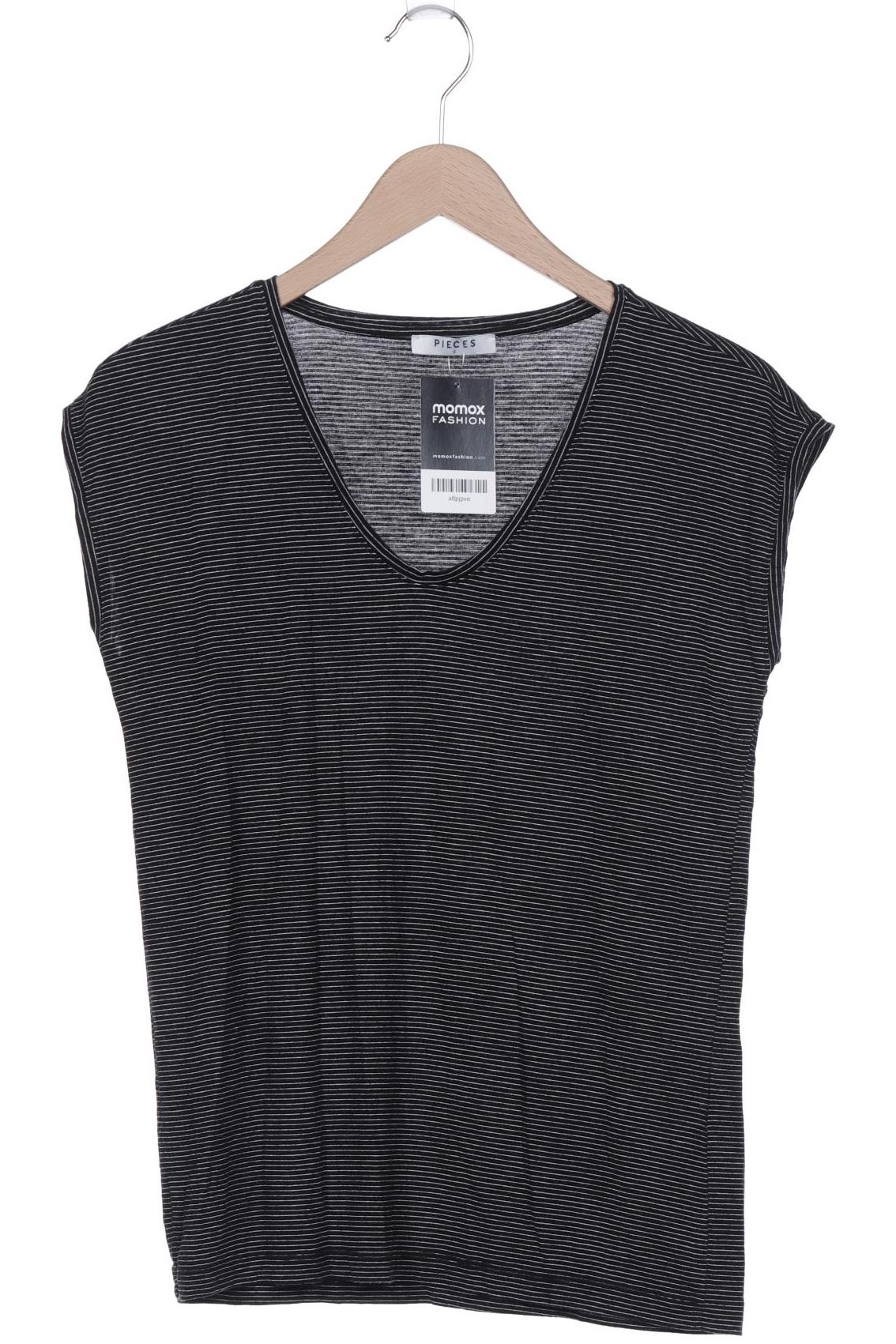 

pieces Damen T-Shirt, schwarz, Gr. 36