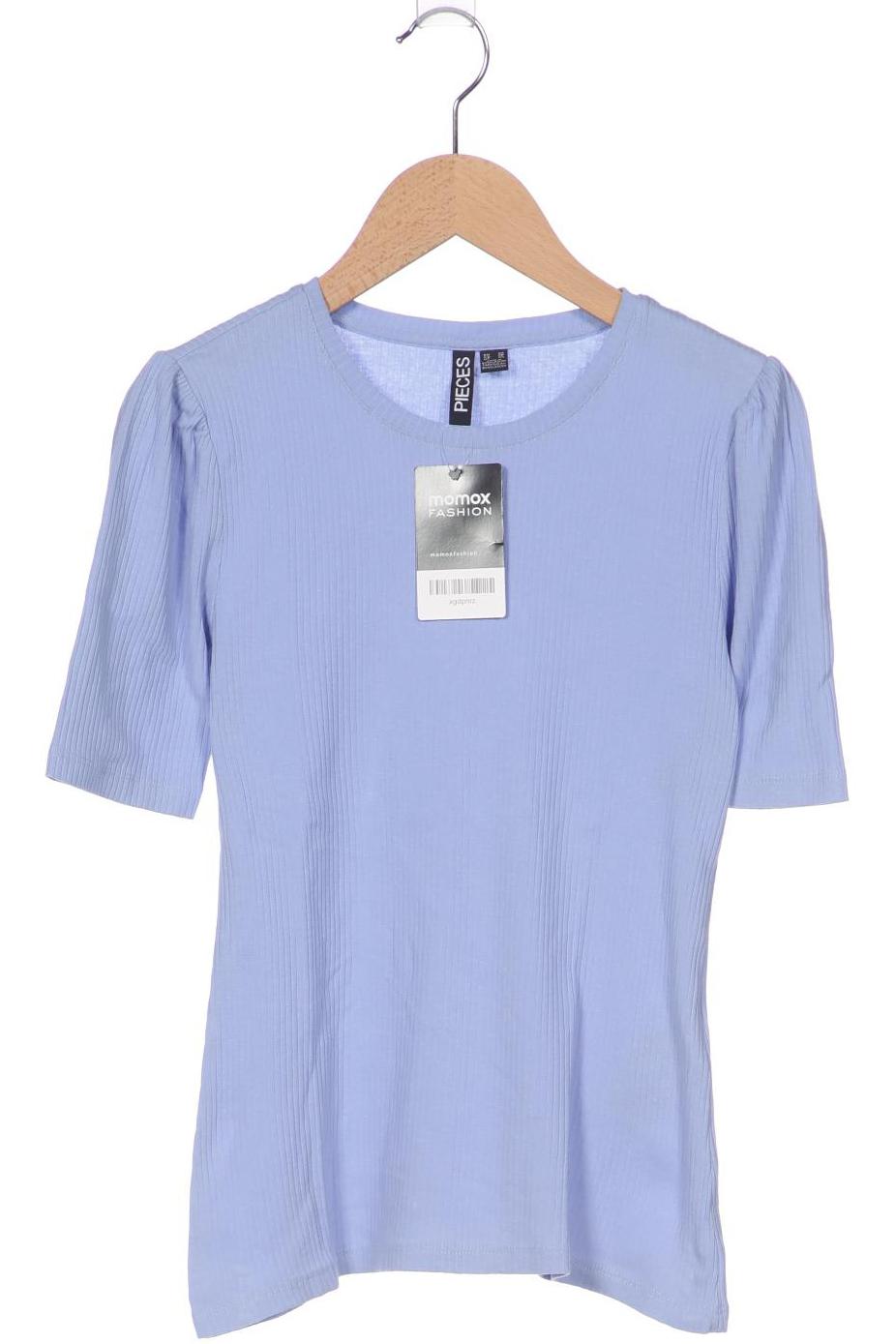 

pieces Damen T-Shirt, hellblau, Gr. 34