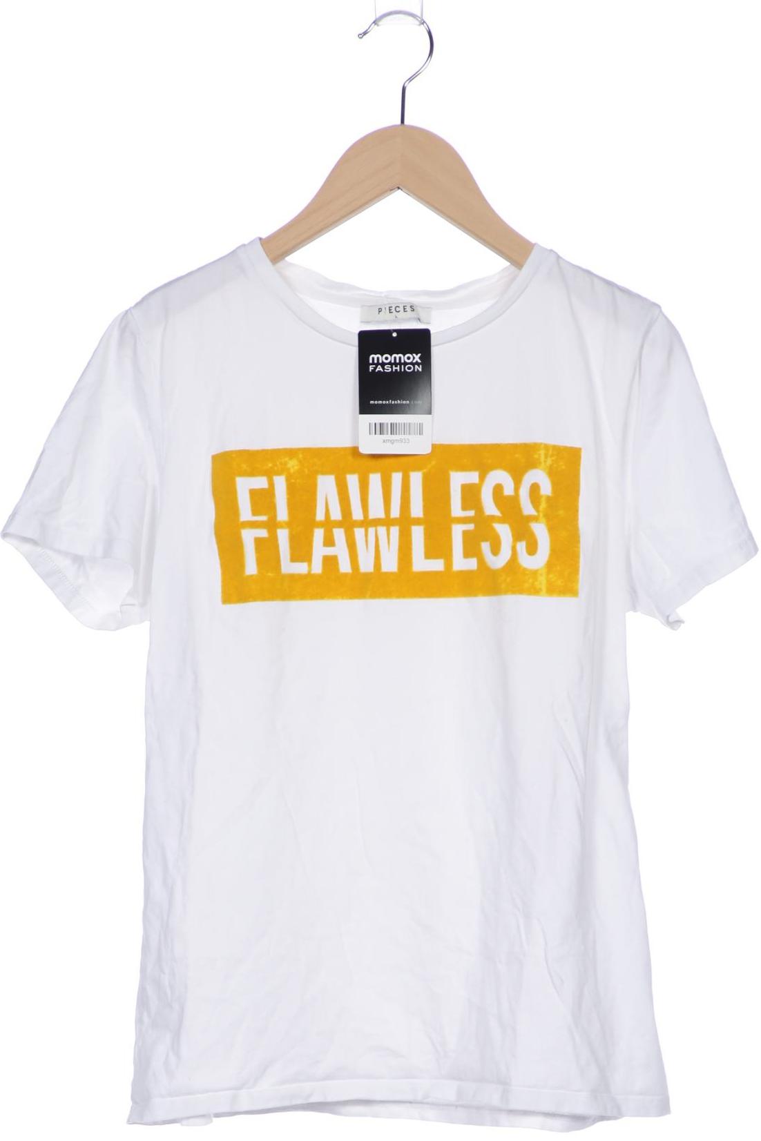 

pieces Damen T-Shirt, weiß, Gr. 42