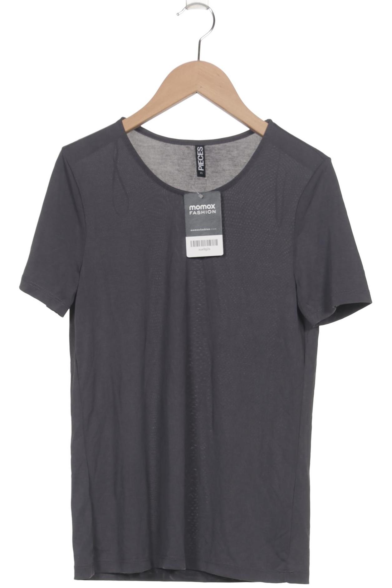 

pieces Damen T-Shirt, grau, Gr. 34