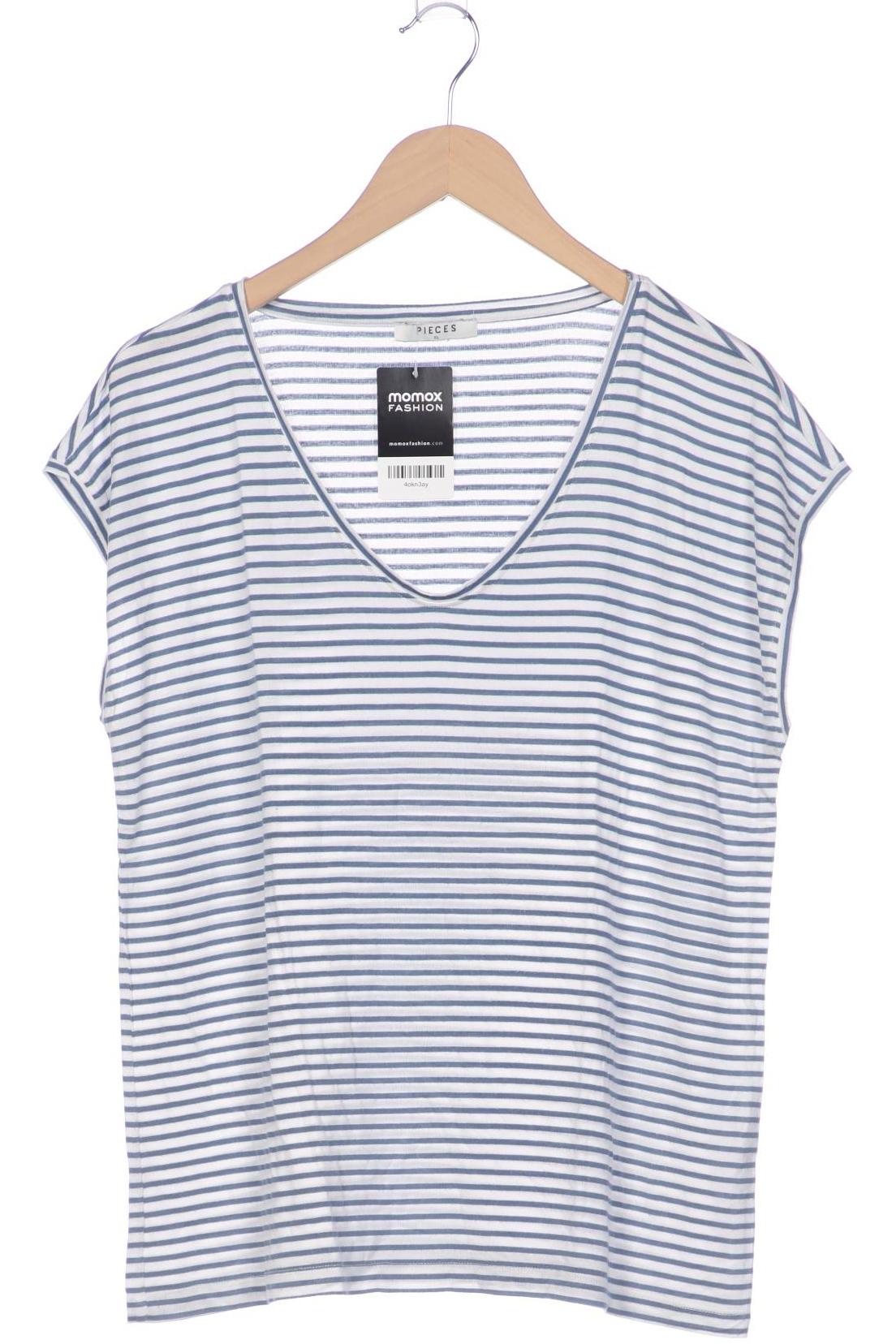 

pieces Damen T-Shirt, blau, Gr. 44