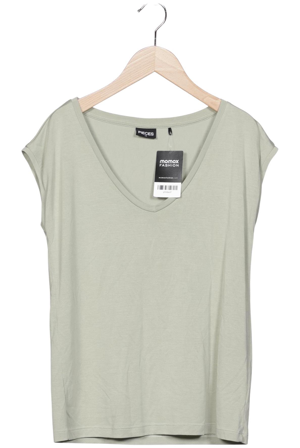 

pieces Damen T-Shirt, hellgrün, Gr. 34