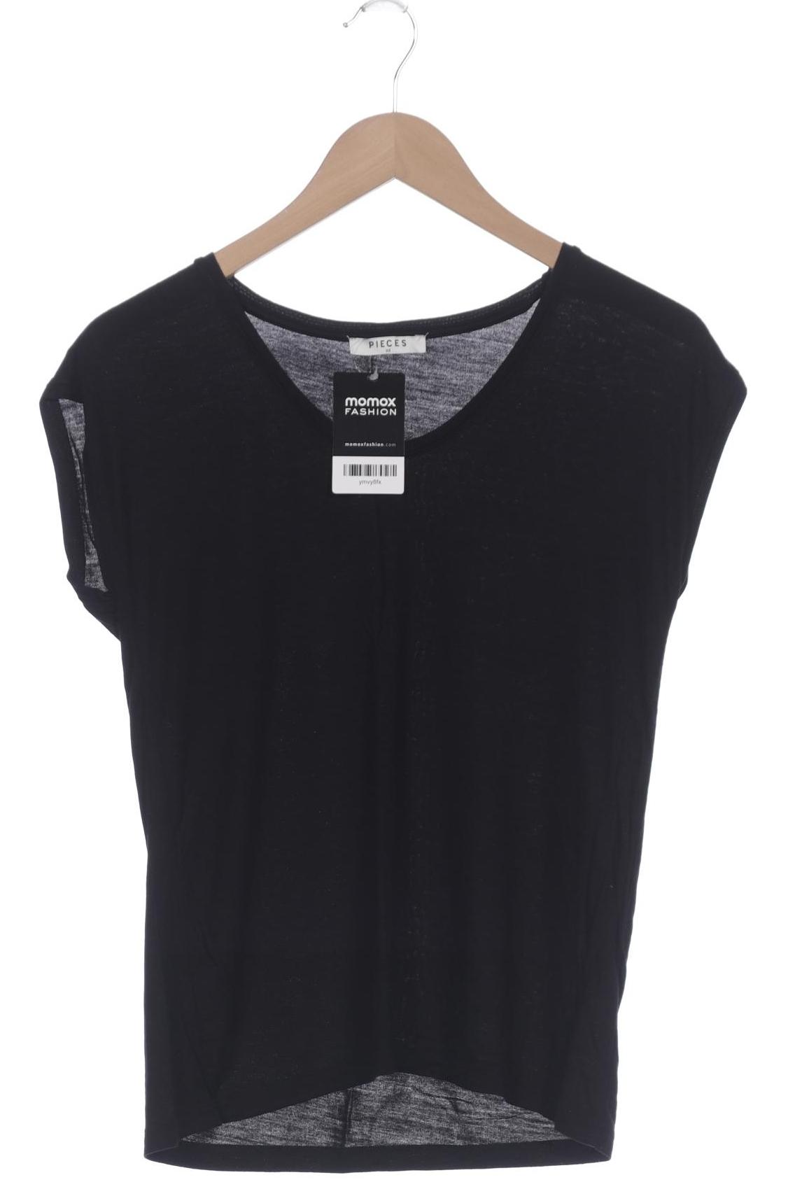

pieces Damen T-Shirt, schwarz, Gr. 34