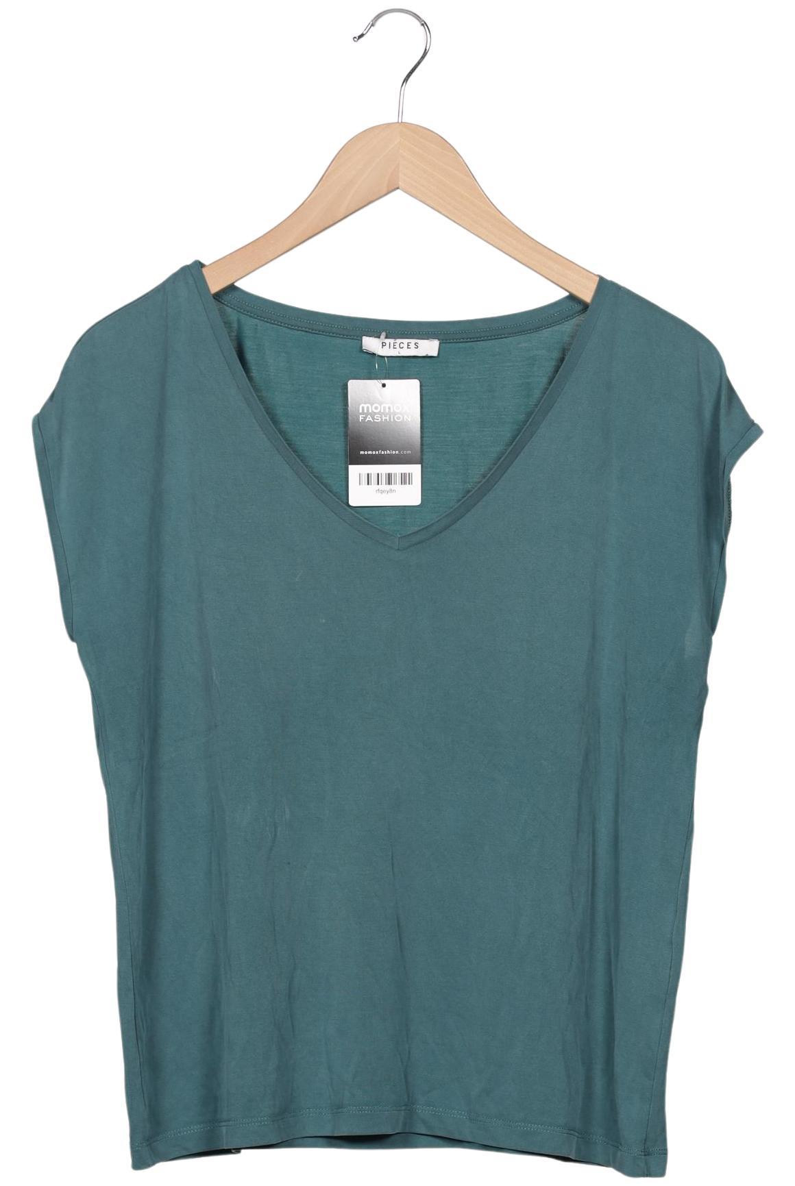 Thumbnail - pieces Damen T-Shirt, türkis, Gr. 42