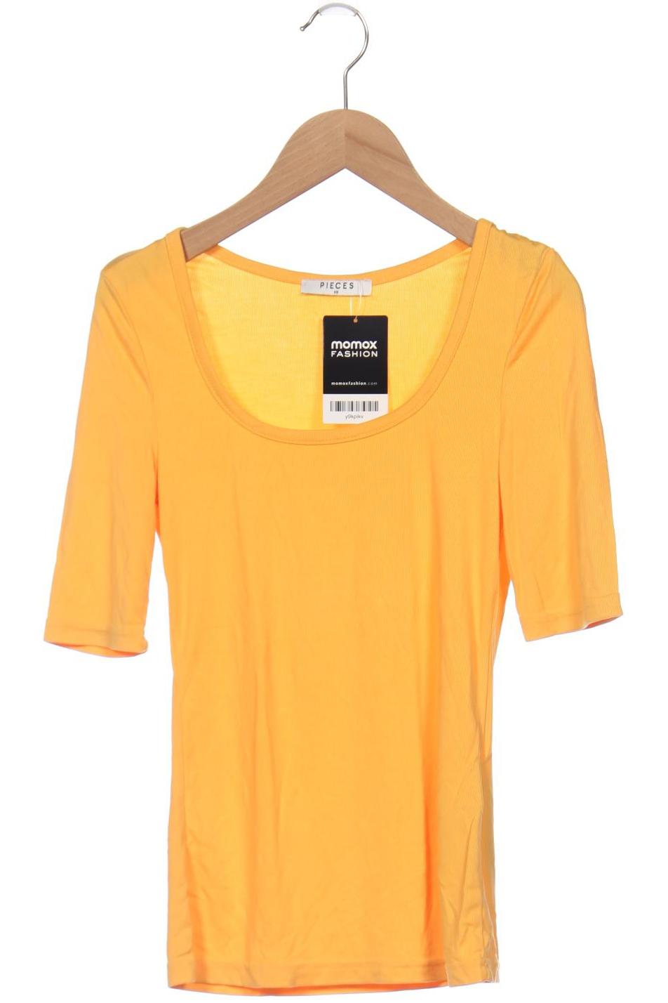 

pieces Damen T-Shirt, orange, Gr. 34