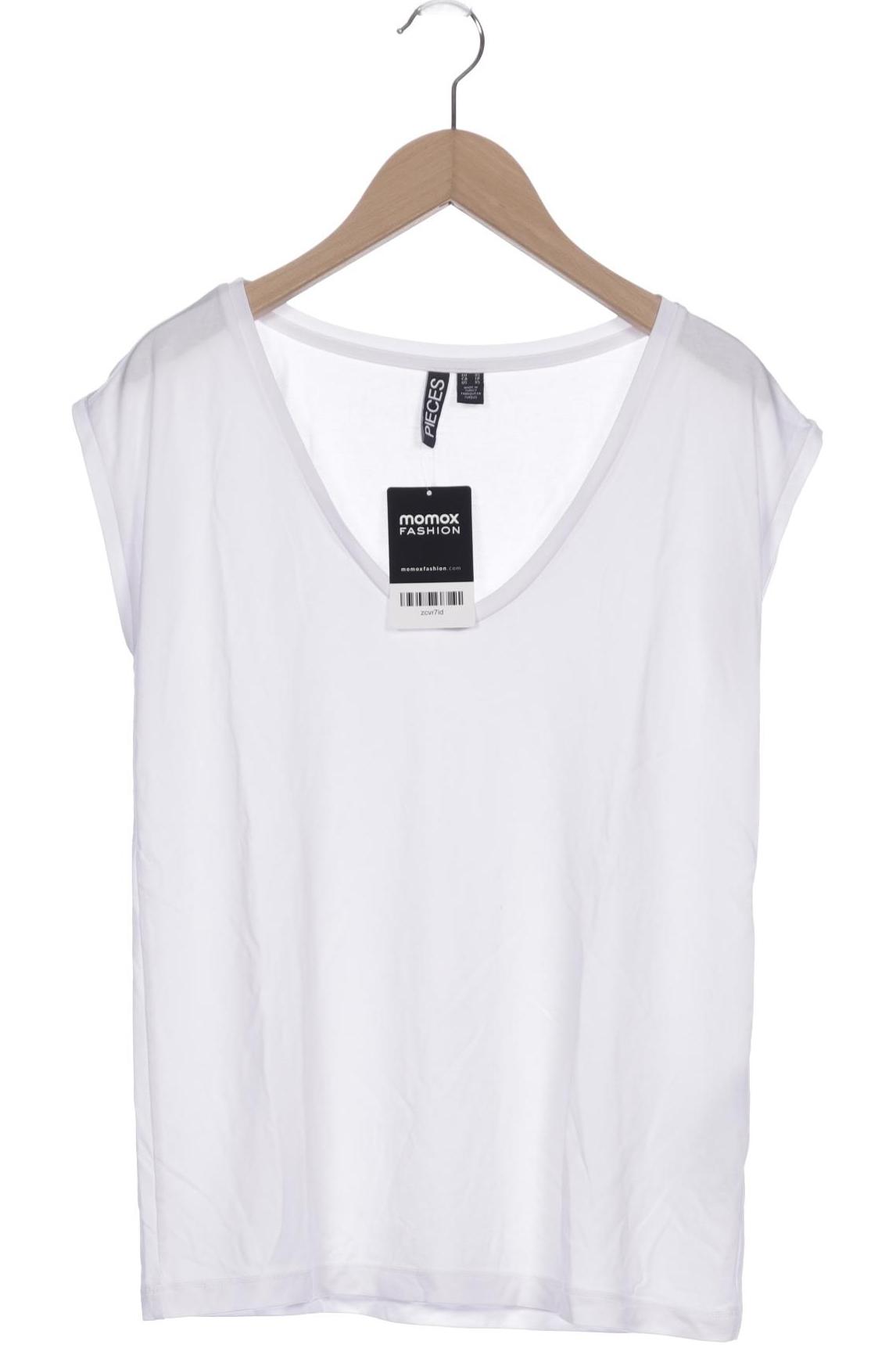 

pieces Damen T-Shirt, weiß, Gr. 34