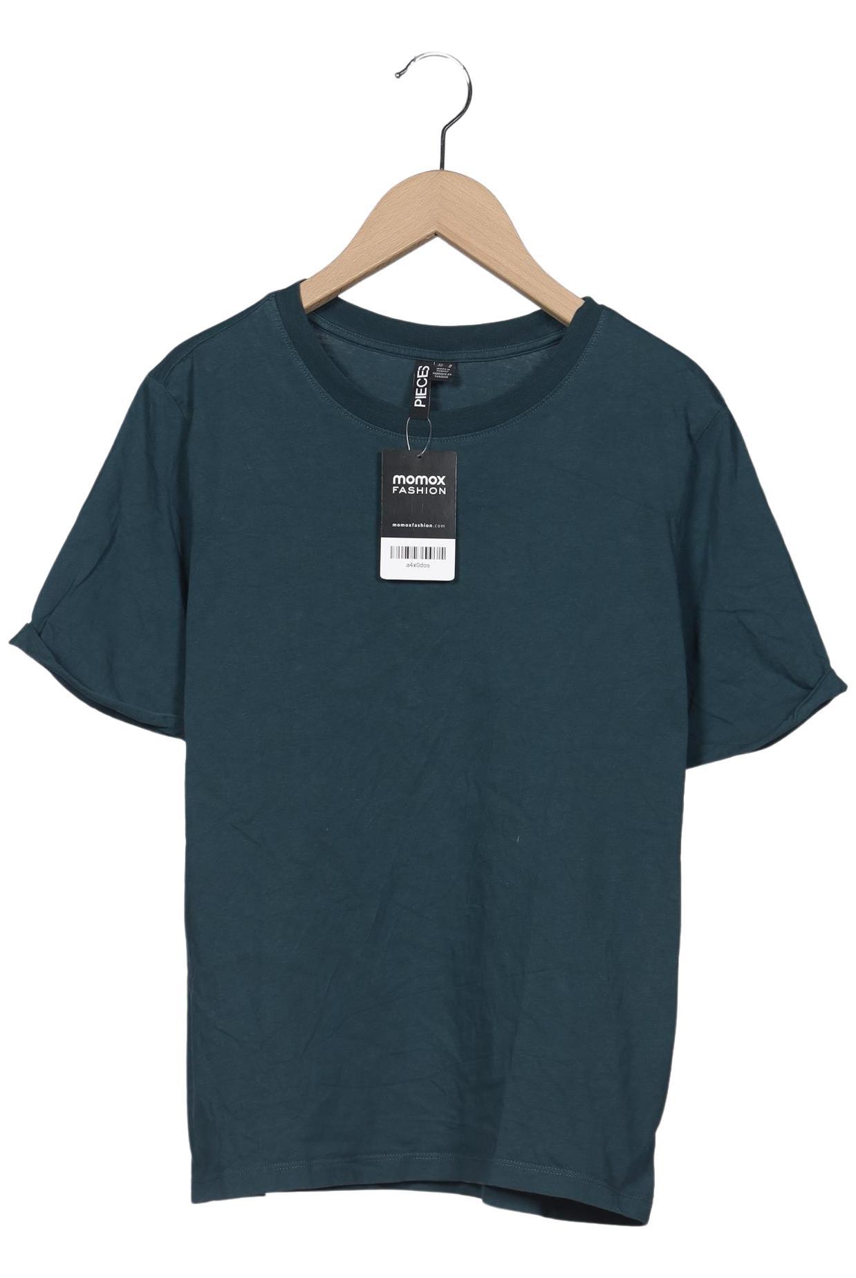 

pieces Damen T-Shirt, türkis, Gr. 38