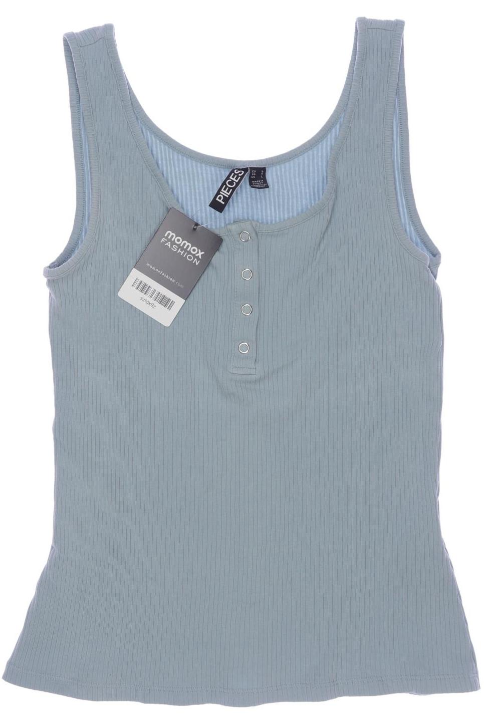

pieces Damen Top, hellblau, Gr. 42