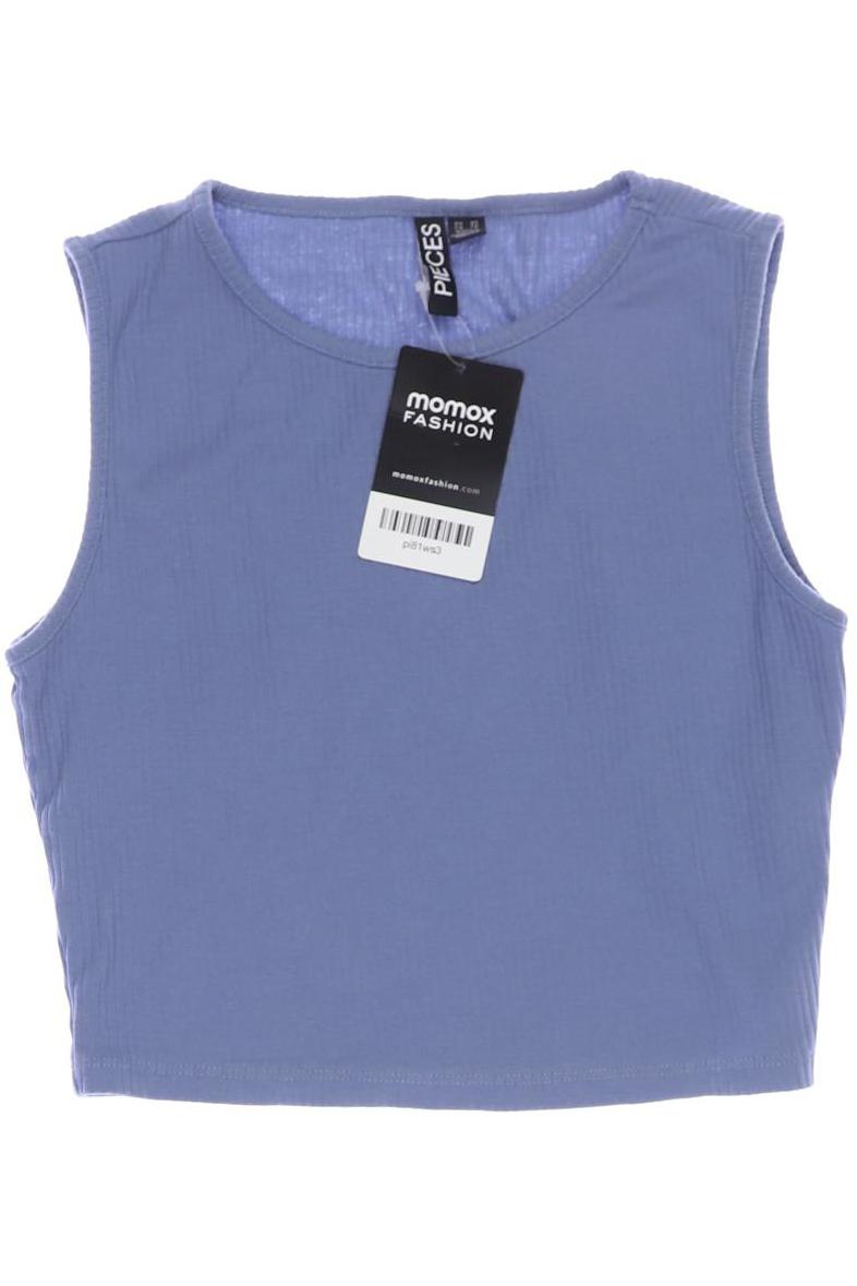 

pieces Damen Top, blau, Gr. 34