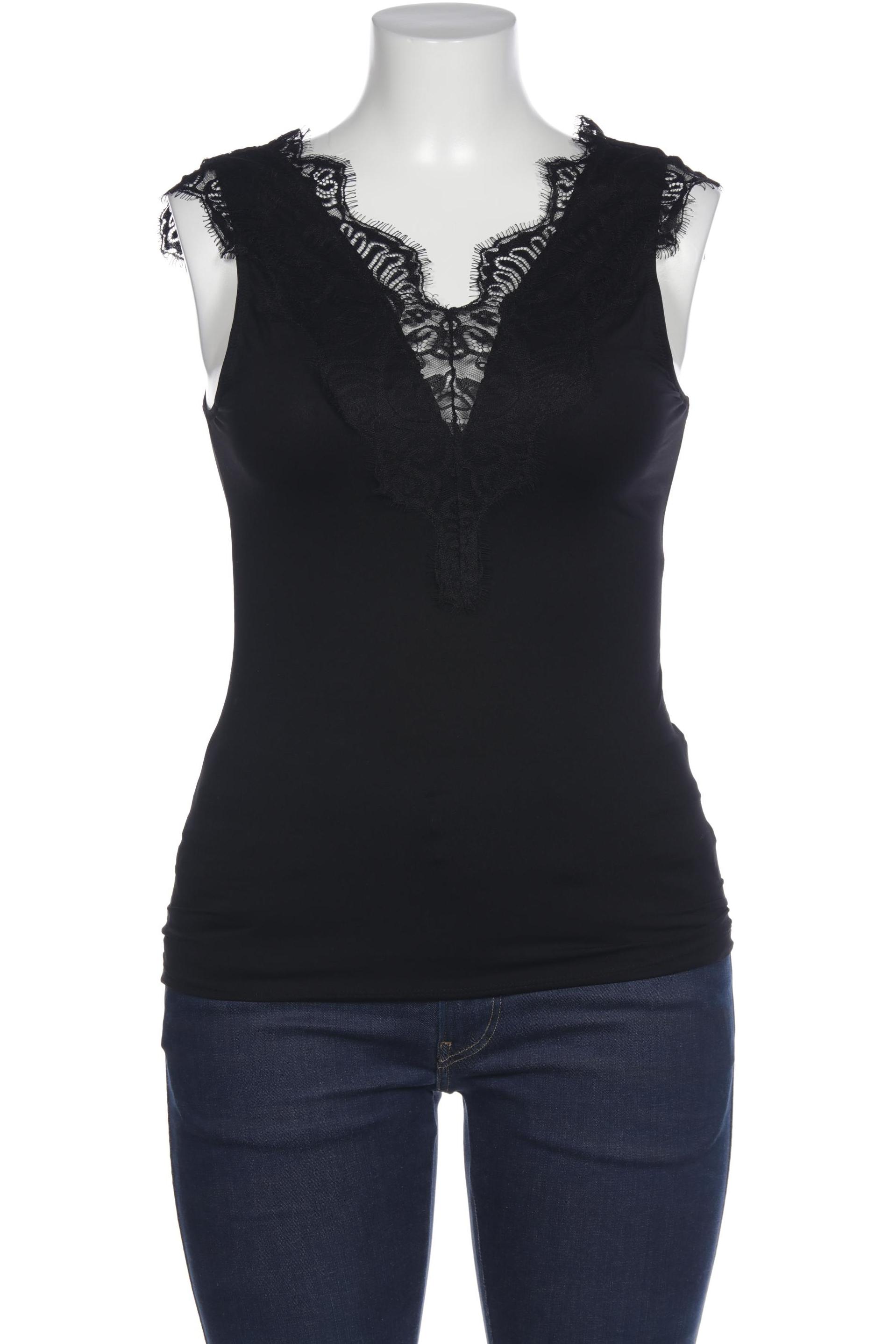

pieces Damen Top, schwarz, Gr. 44