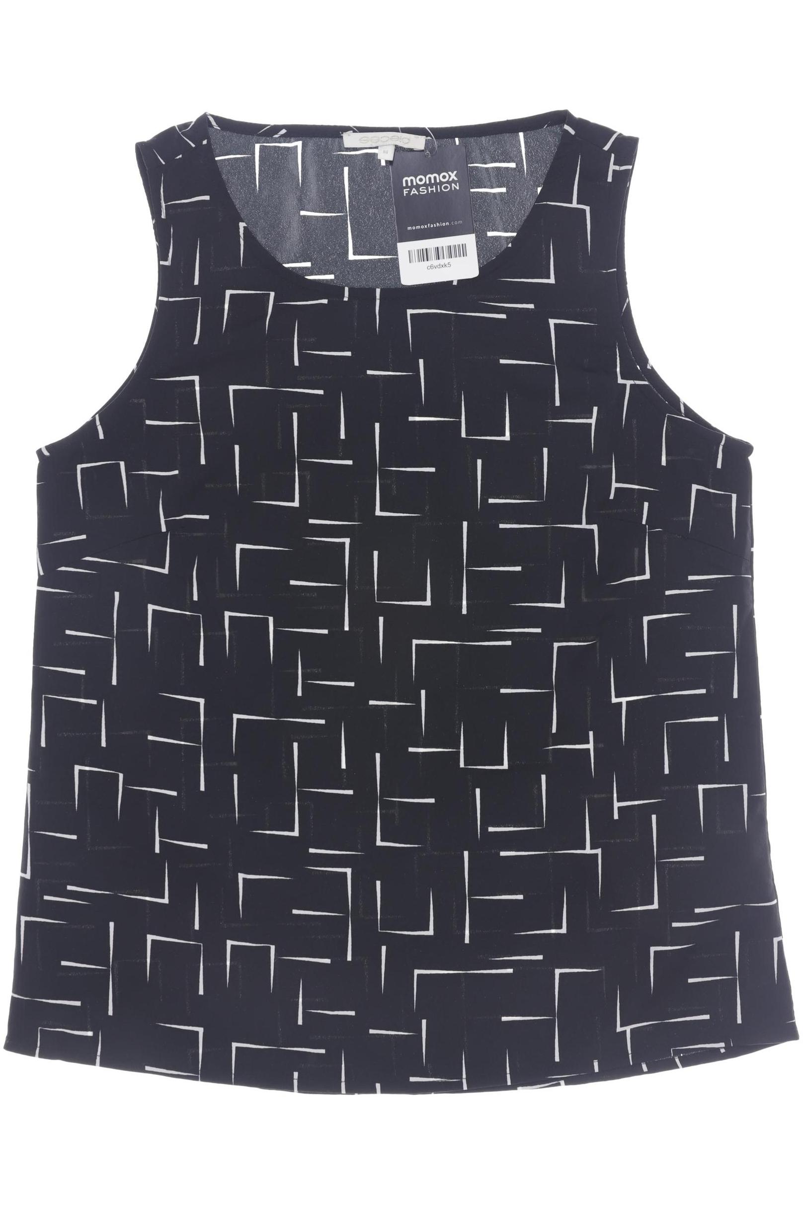 

pieces Damen Top, schwarz, Gr. 38