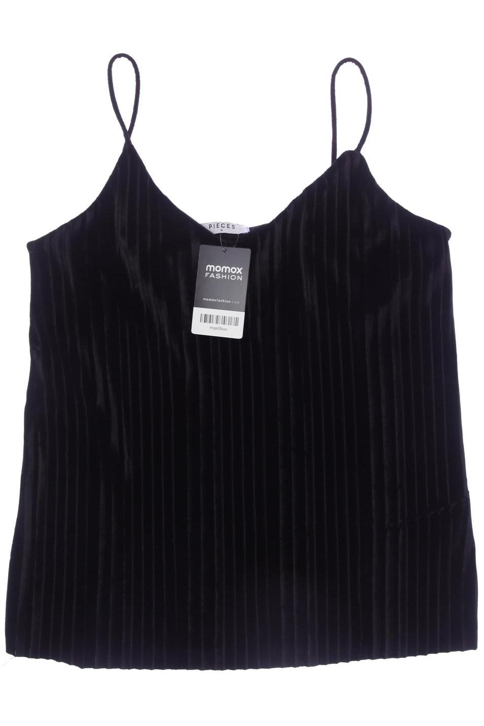 

pieces Damen Top, schwarz, Gr. 38