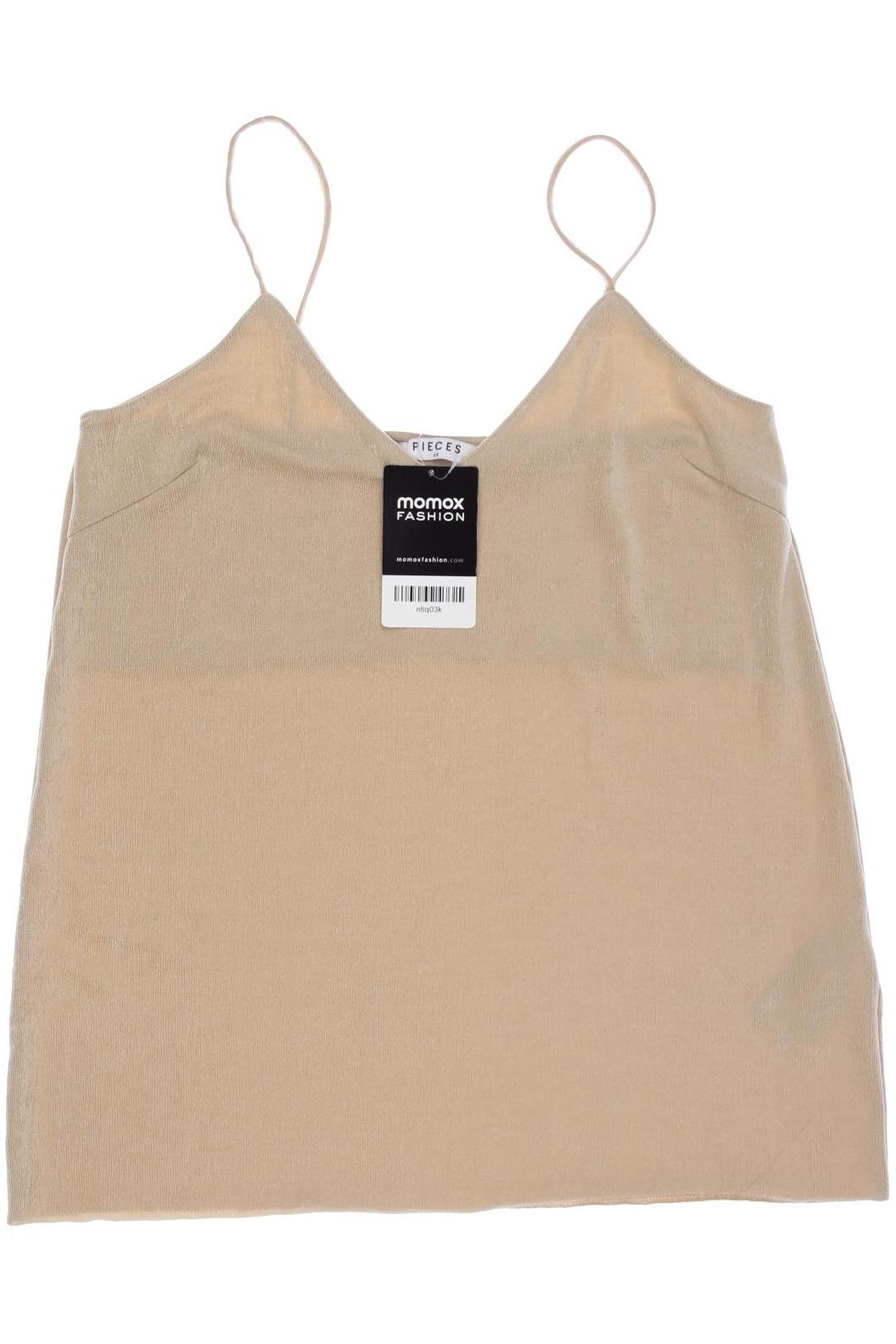 

pieces Damen Top, beige, Gr. 34