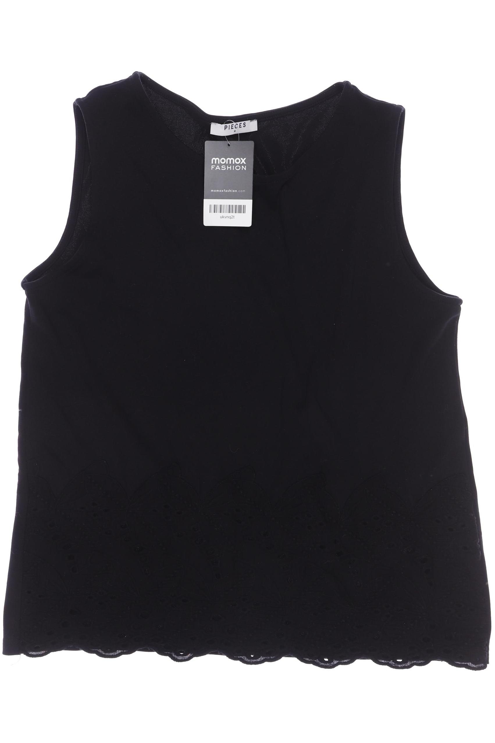 

pieces Damen Top, schwarz, Gr. 38