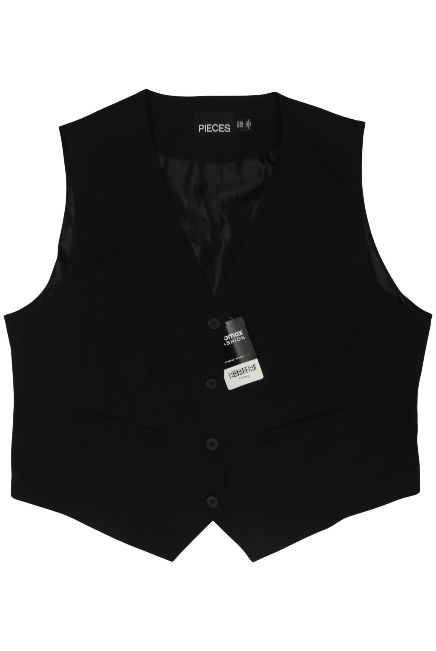 

pieces Damen Weste, schwarz, Gr. 46