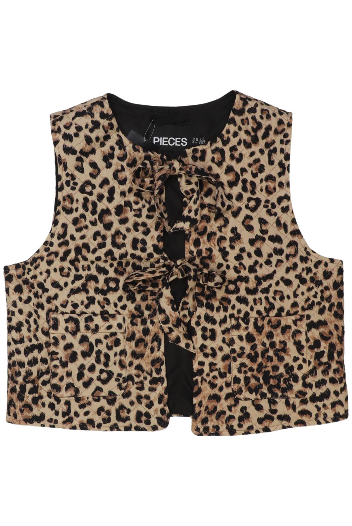 

pieces Damen Weste, braun, Gr. 34