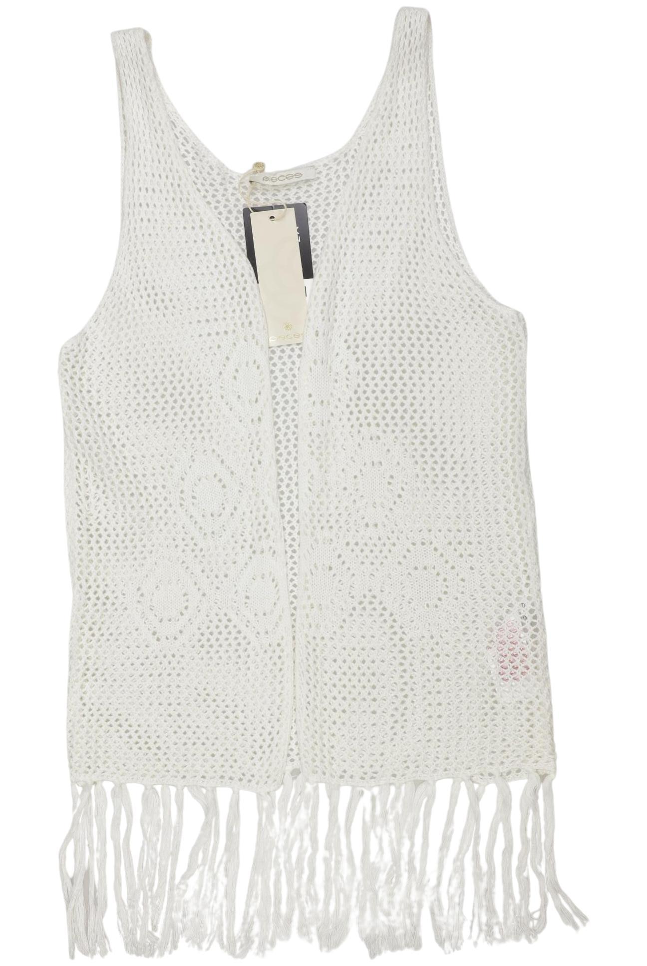 

pieces Damen Weste, weiß, Gr. 36