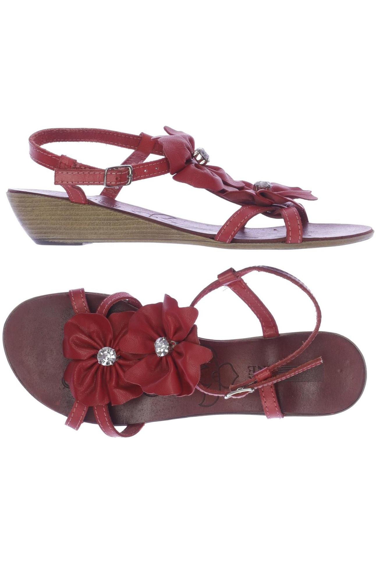 

pier one Damen Sandale, rot, Gr. 37