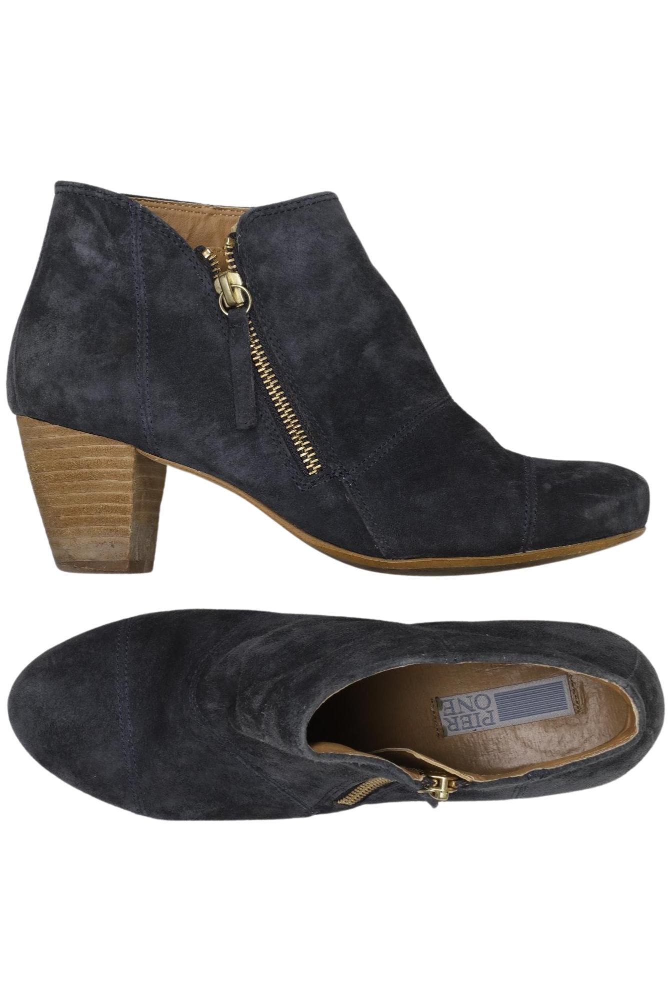 

pier one Damen Stiefelette, marineblau, Gr. 38