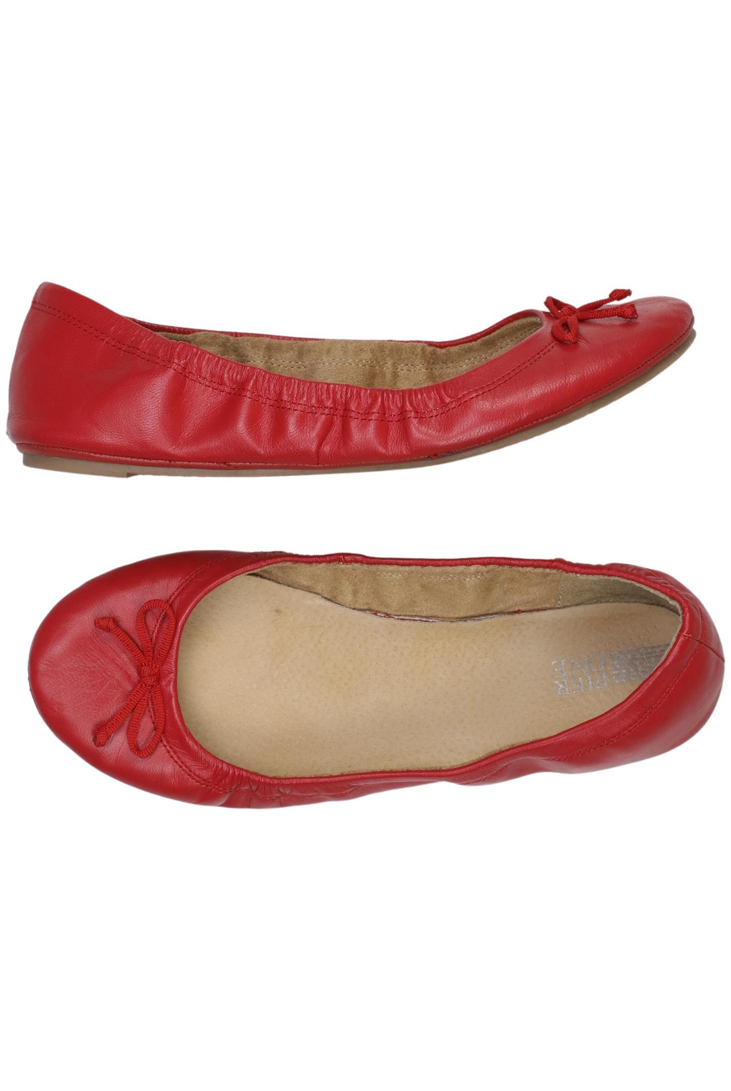 

pier one Damen Ballerinas, rot, Gr. 38